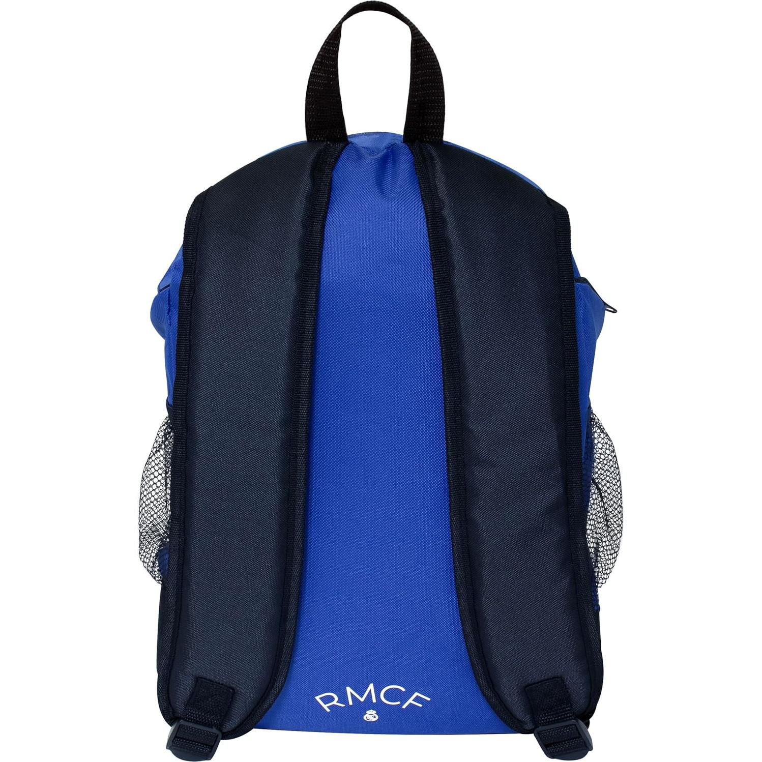 Mochila Doble Cierre Real Madrid RMCF 20.66L Azul Amarillo