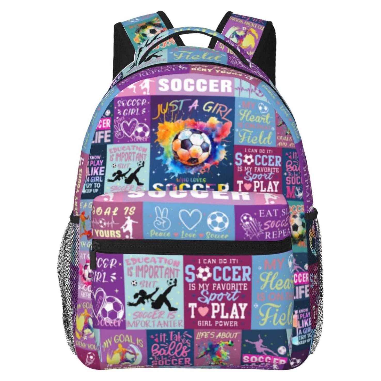 Mochila de Fútbol COOLHERO 40 cm con Bolsillos para Niños