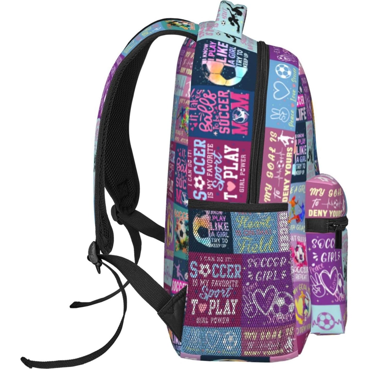 Mochila de Fútbol COOLHERO 40 cm con Bolsillos para Niños