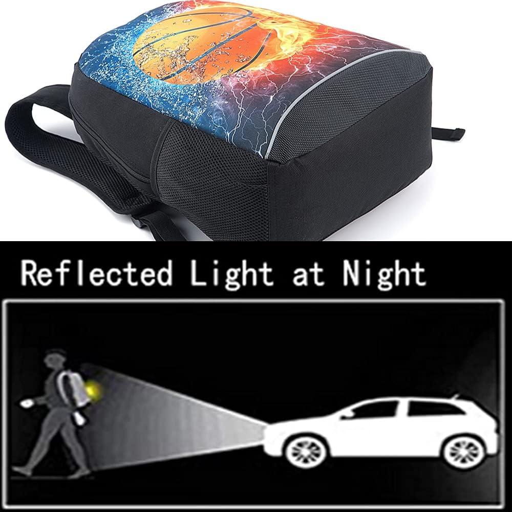 Mochila CAIWEI para Niños 43.7x29.7x14 cm Fútbol Ardiente