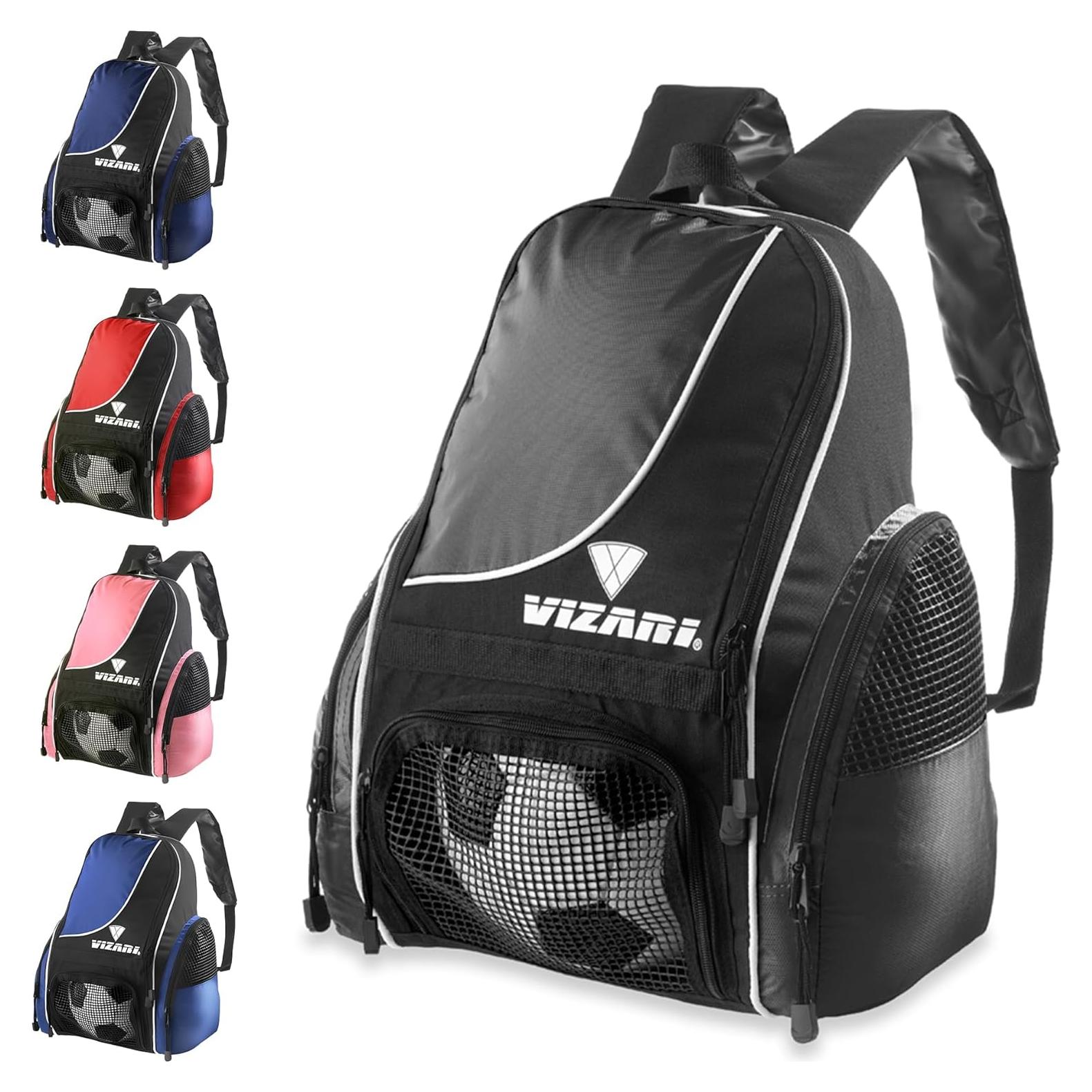 Mochila de Fútbol Vizari Solano con Compartimento Ventilado