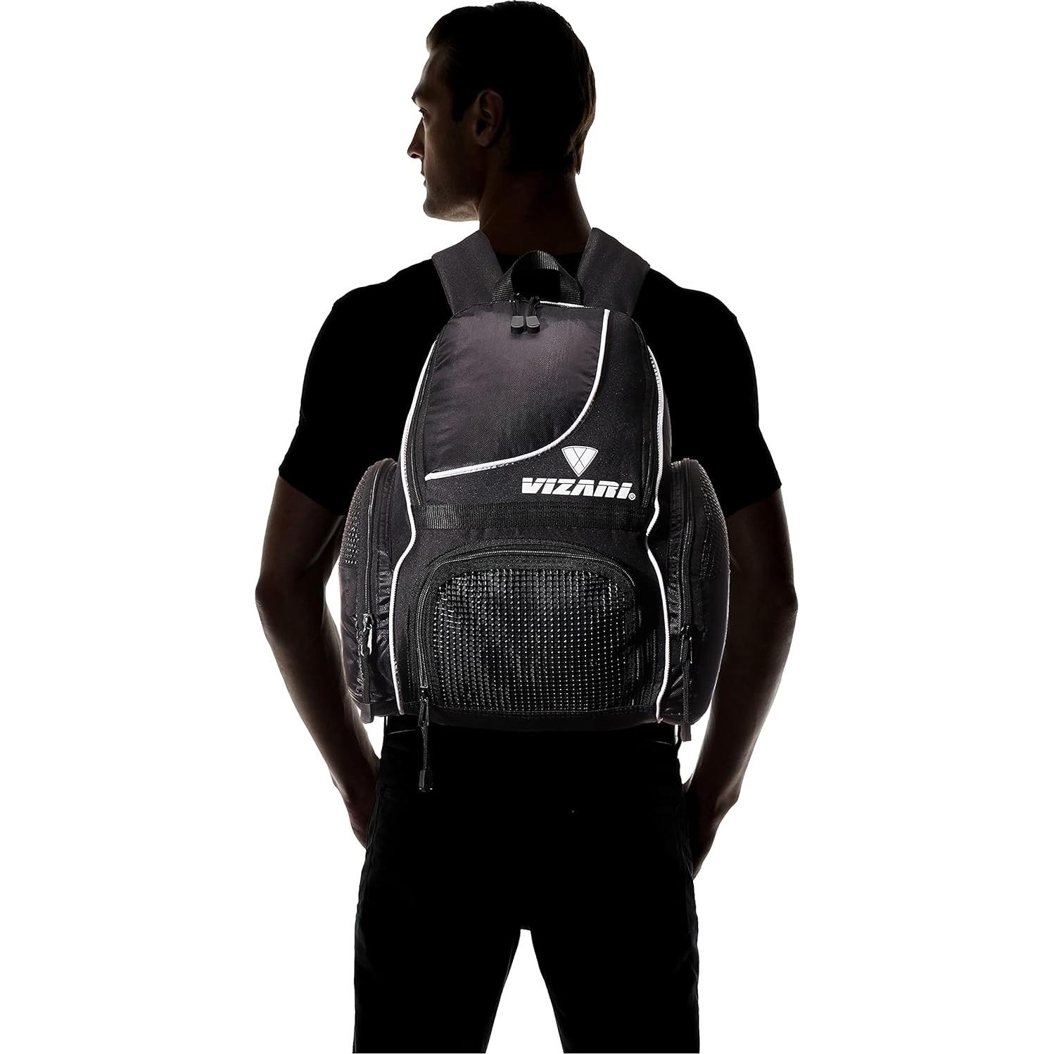 Mochila de Fútbol Vizari Solano con Compartimento Ventilado