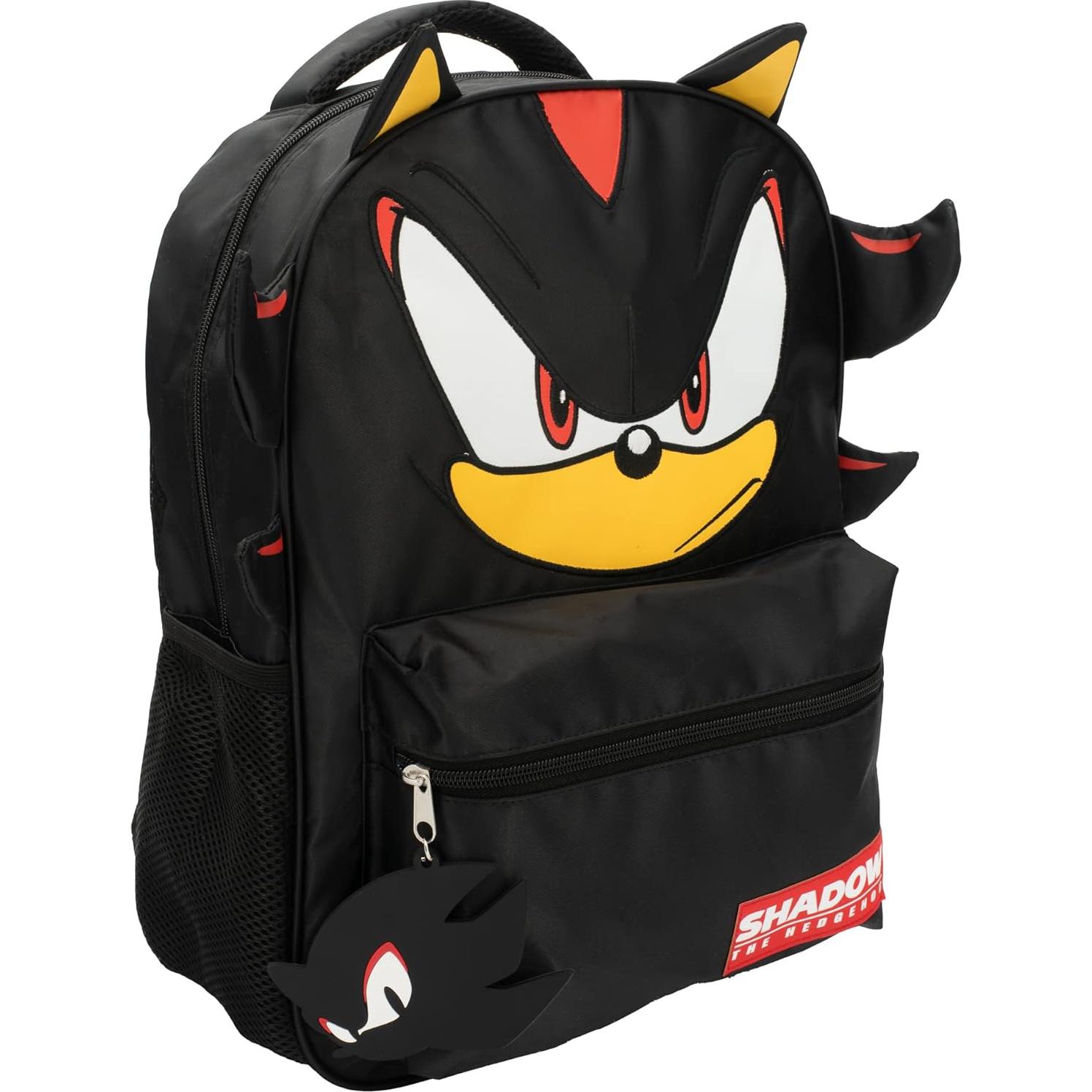 Mochila Sonic The Hedgehog 16" 3D para Niños - Duradera