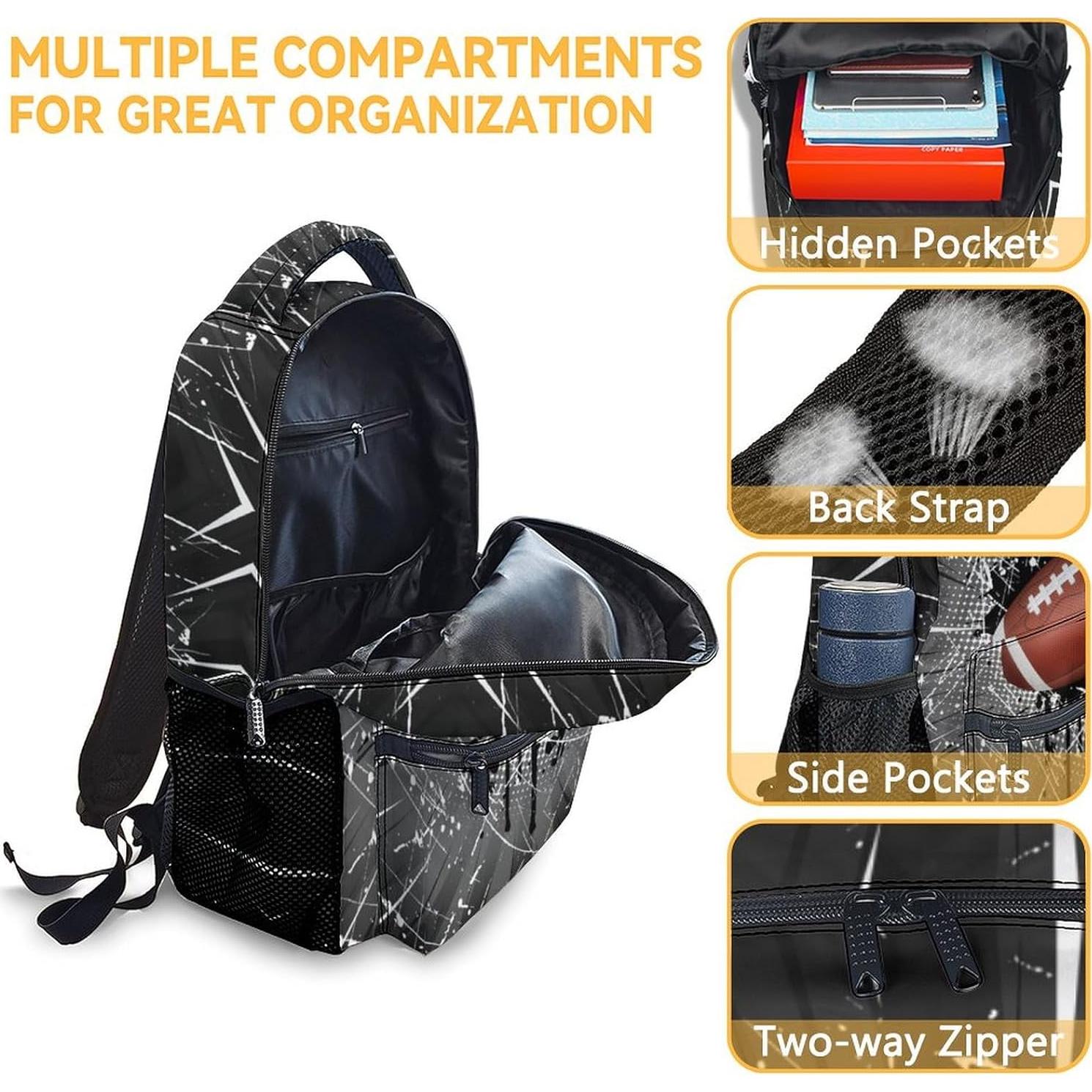 Mochila de Fútbol para Niños 41.9x30.5x13.7cm - Estampado