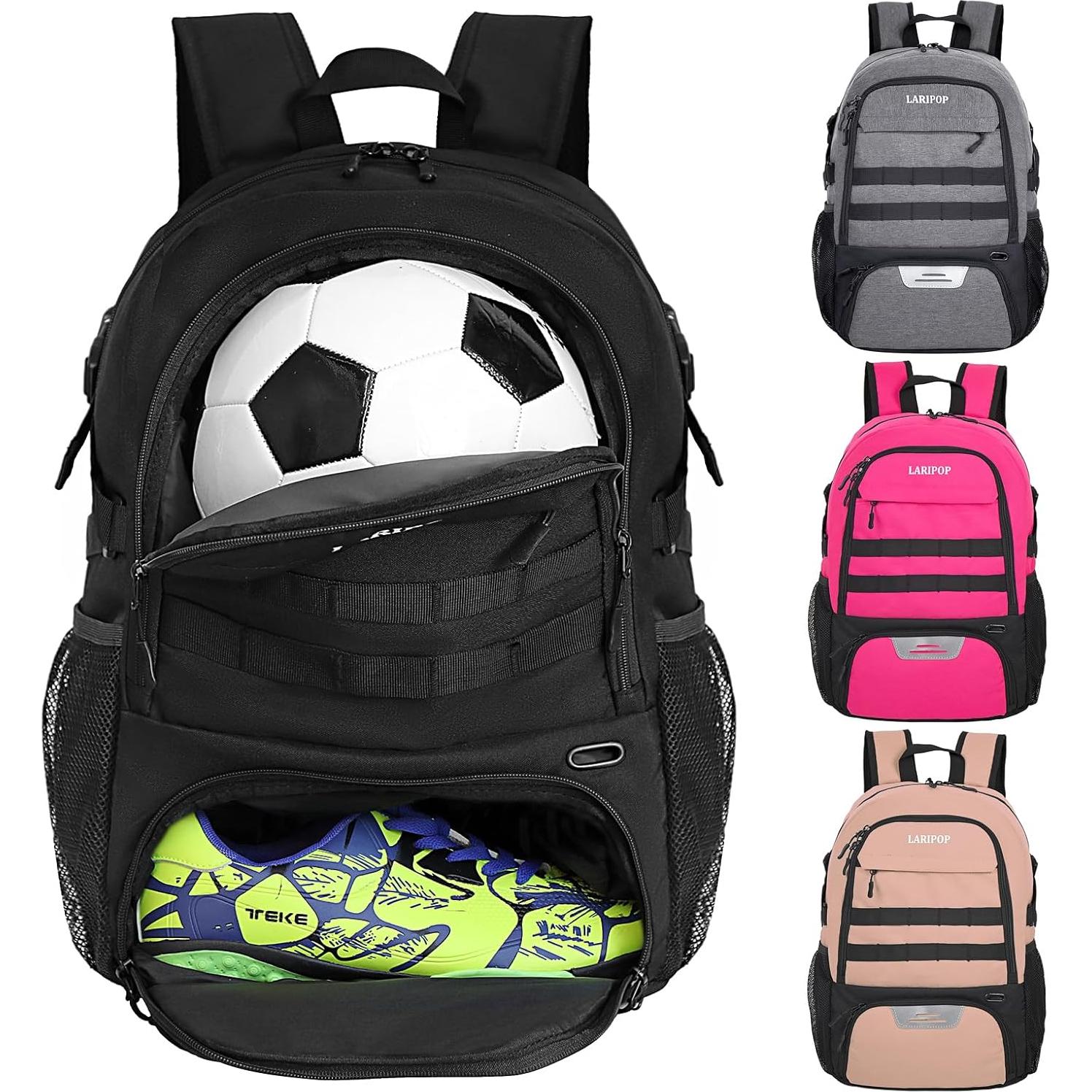 Mochila Deportiva LARIPOP para Fútbol y Baloncesto 26L