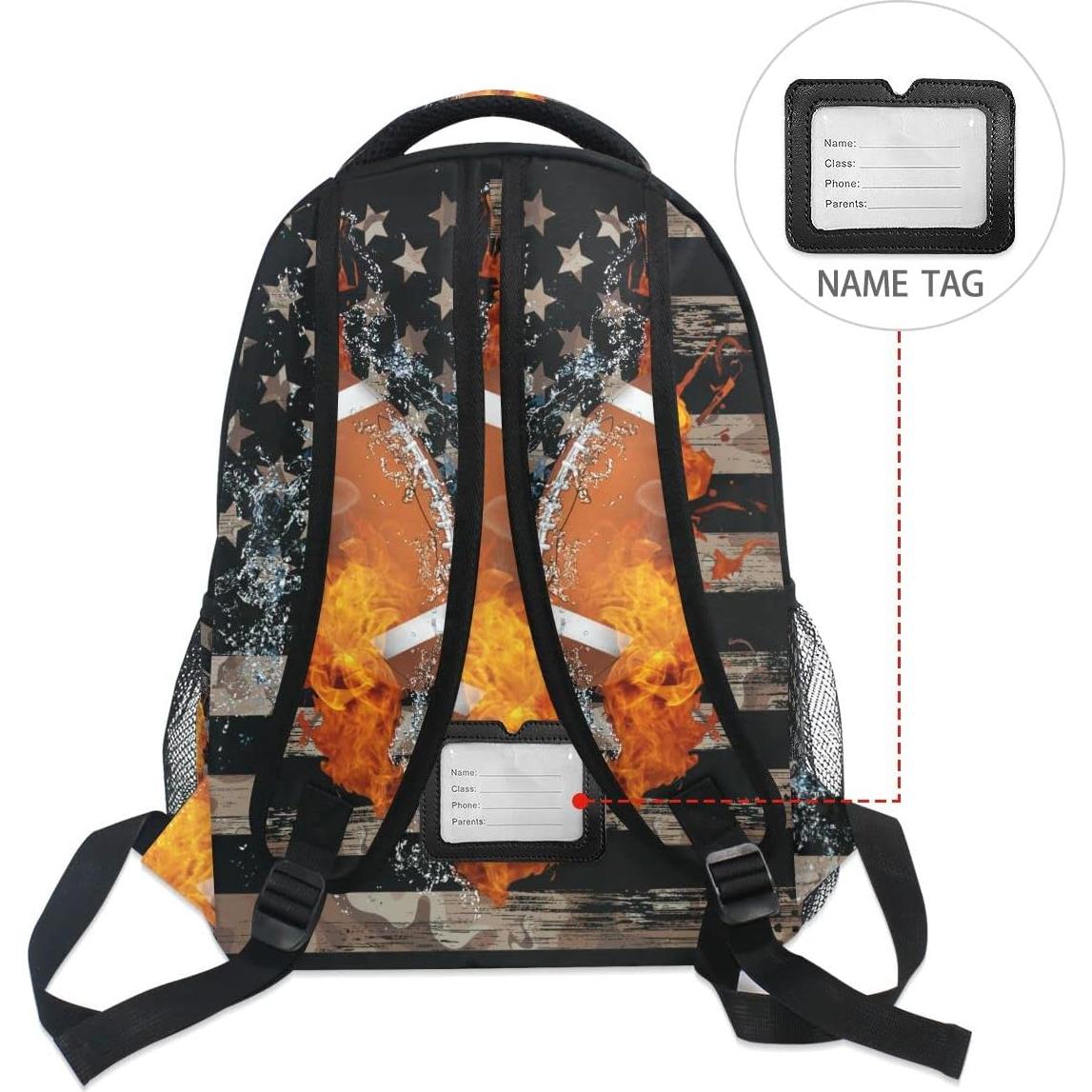 Mochila Fisyme Multicolor para Laptop 29x17.6x40.6cm