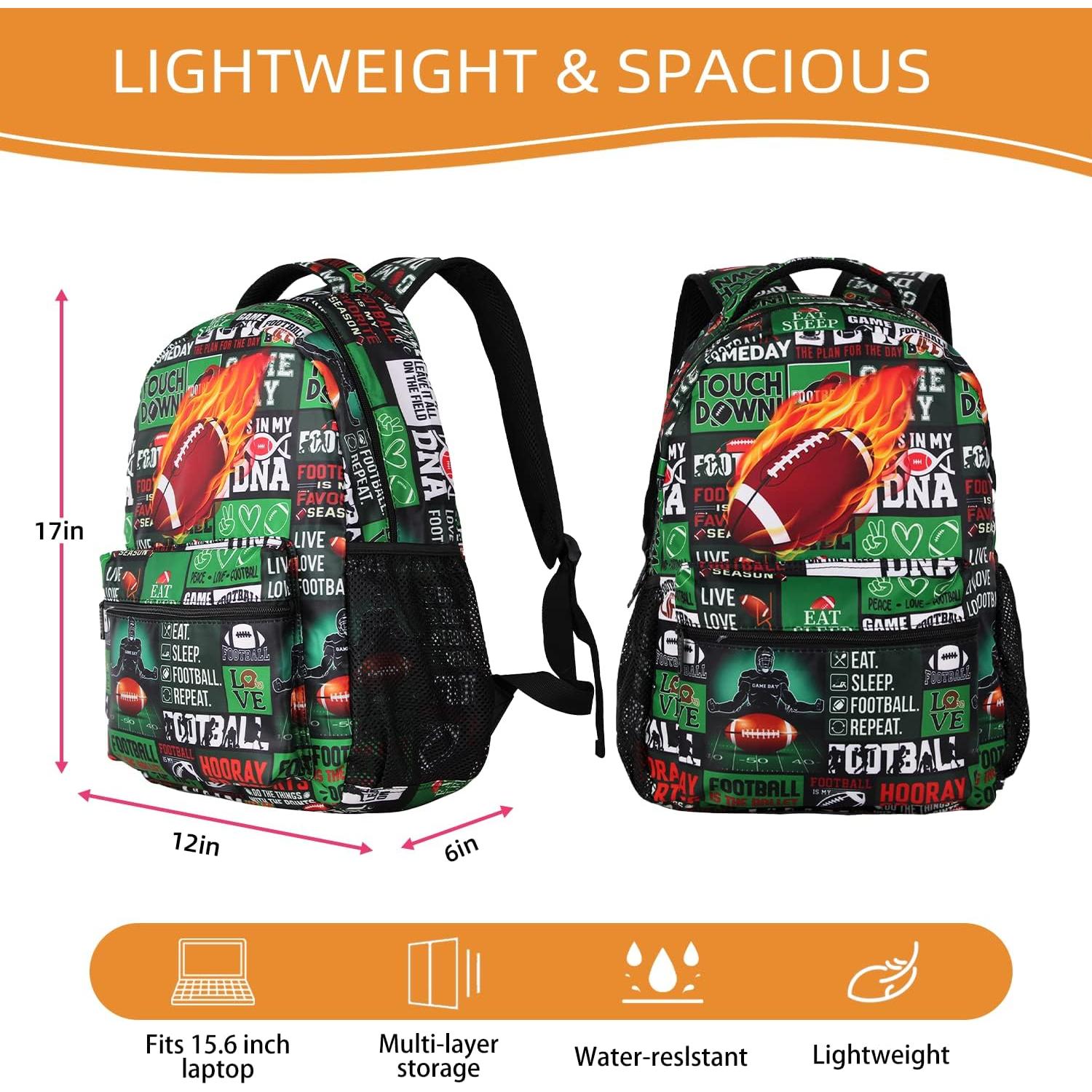 Mochila de Fútbol SEAZUIIS 17L para Niños y Adultos