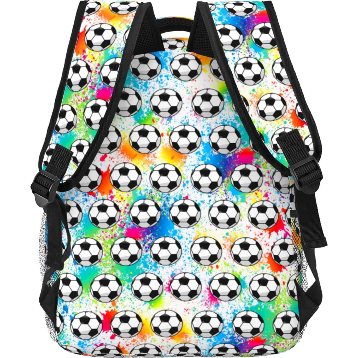 Mochila de Fútbol 3D YAIOUD Unisex 40 cm Ligera y Duradera
