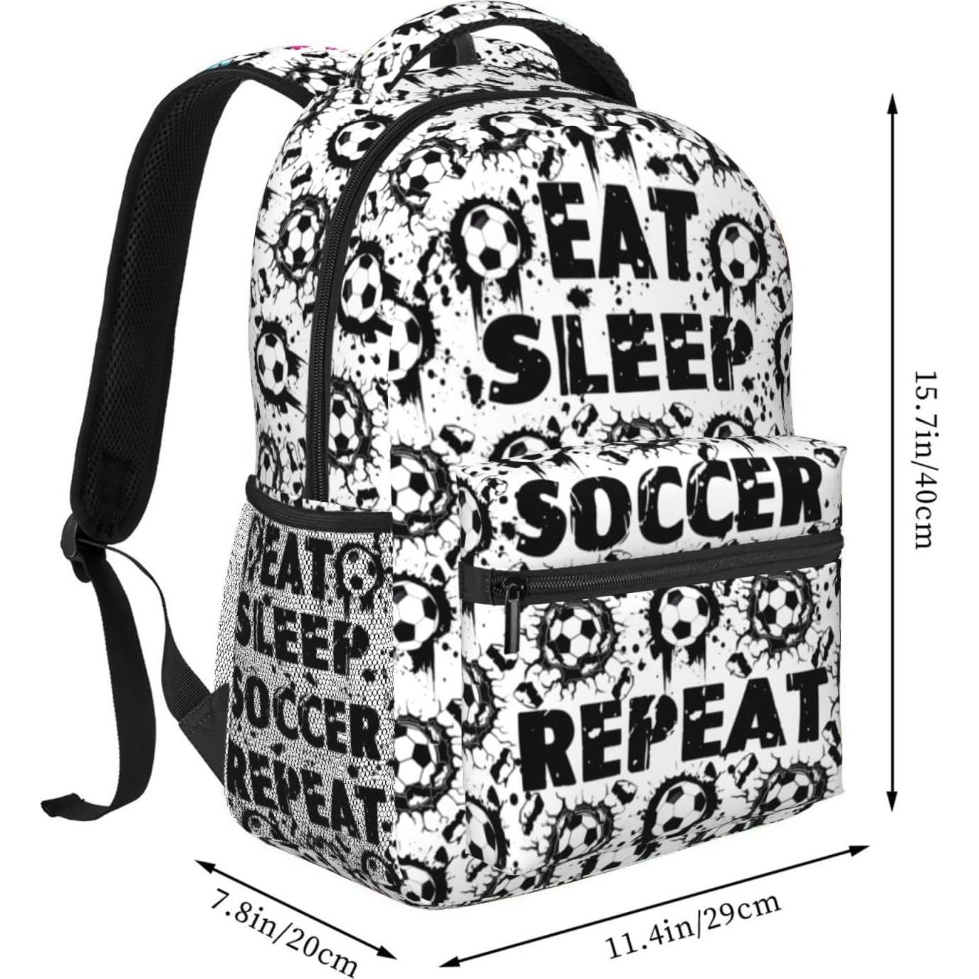 Mochila de Fútbol Unisex 40x29x20 cm Bolsa de Viaje Deportiva