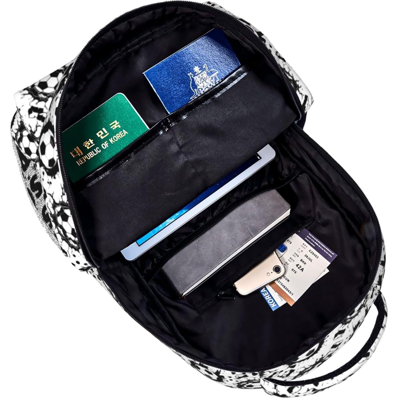 Mochila de Fútbol Unisex 40x29x20 cm Bolsa de Viaje Deportiva