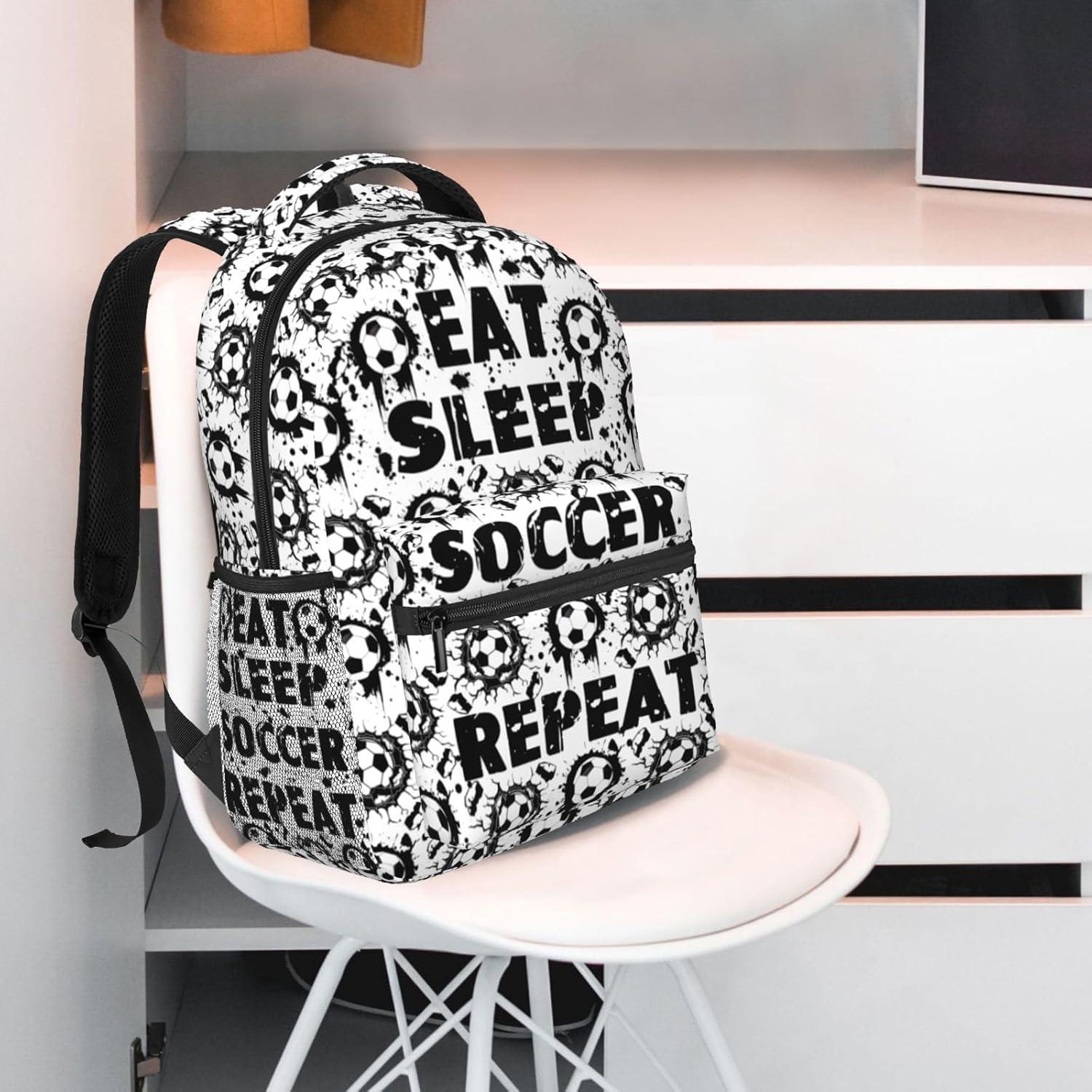 Mochila de Fútbol Unisex 40x29x20 cm Bolsa de Viaje Deportiva