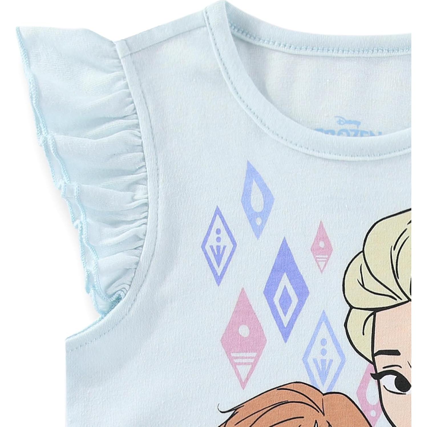 Conjunto Falda y Camiseta Frozen Niñas 2T a 10 Azul