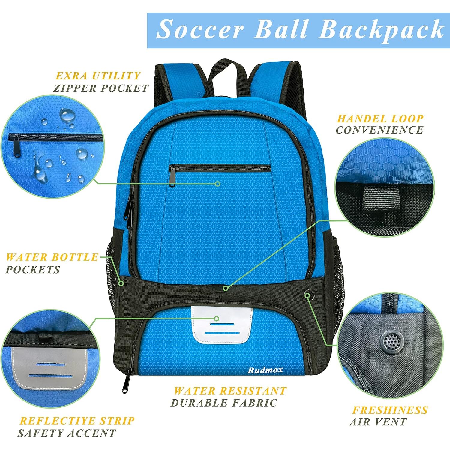 Mochila Deportiva Rudmox para Fútbol y Baloncesto 30L