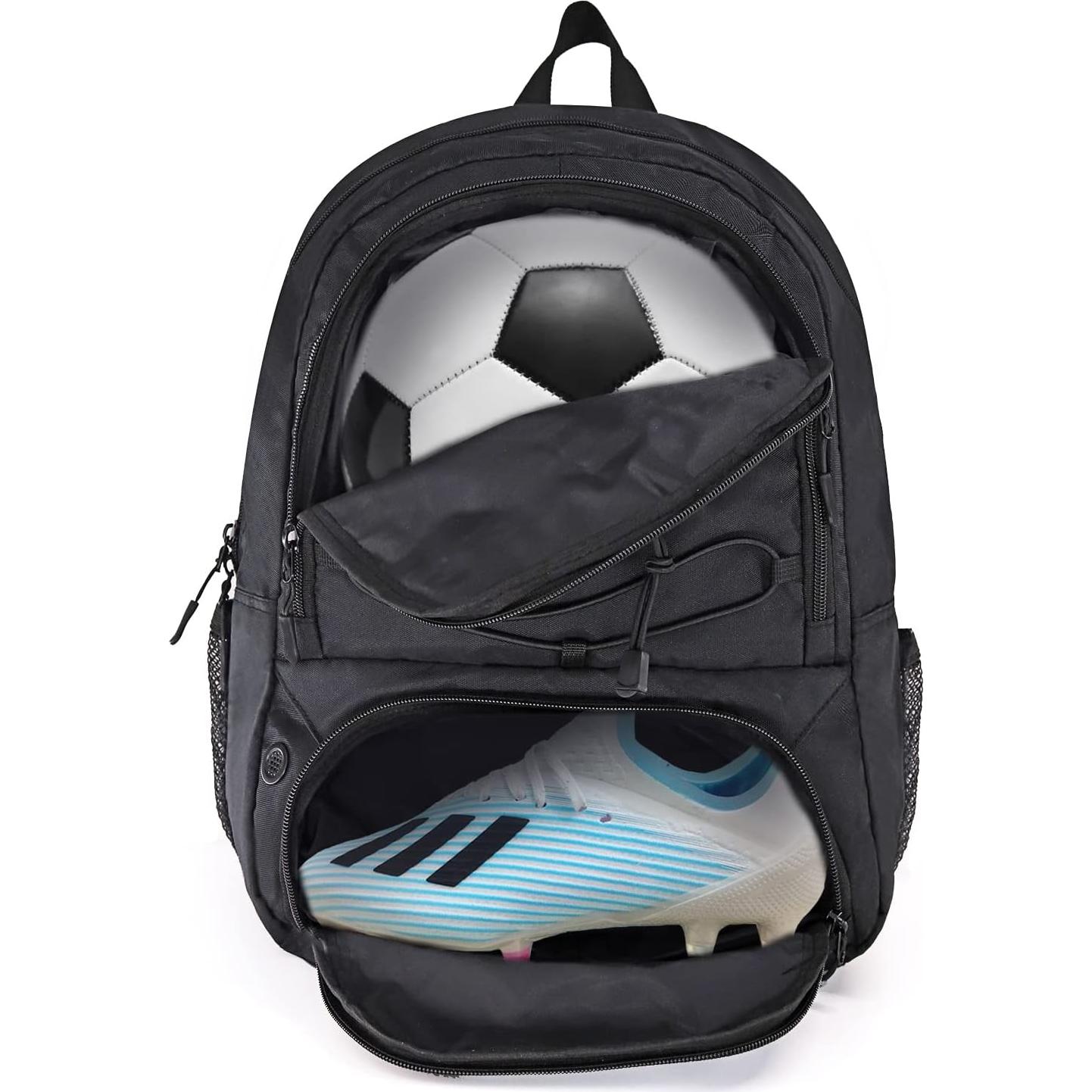 Mochila Deportiva WOLT para Balón de Fútbol y Zapatos 30L