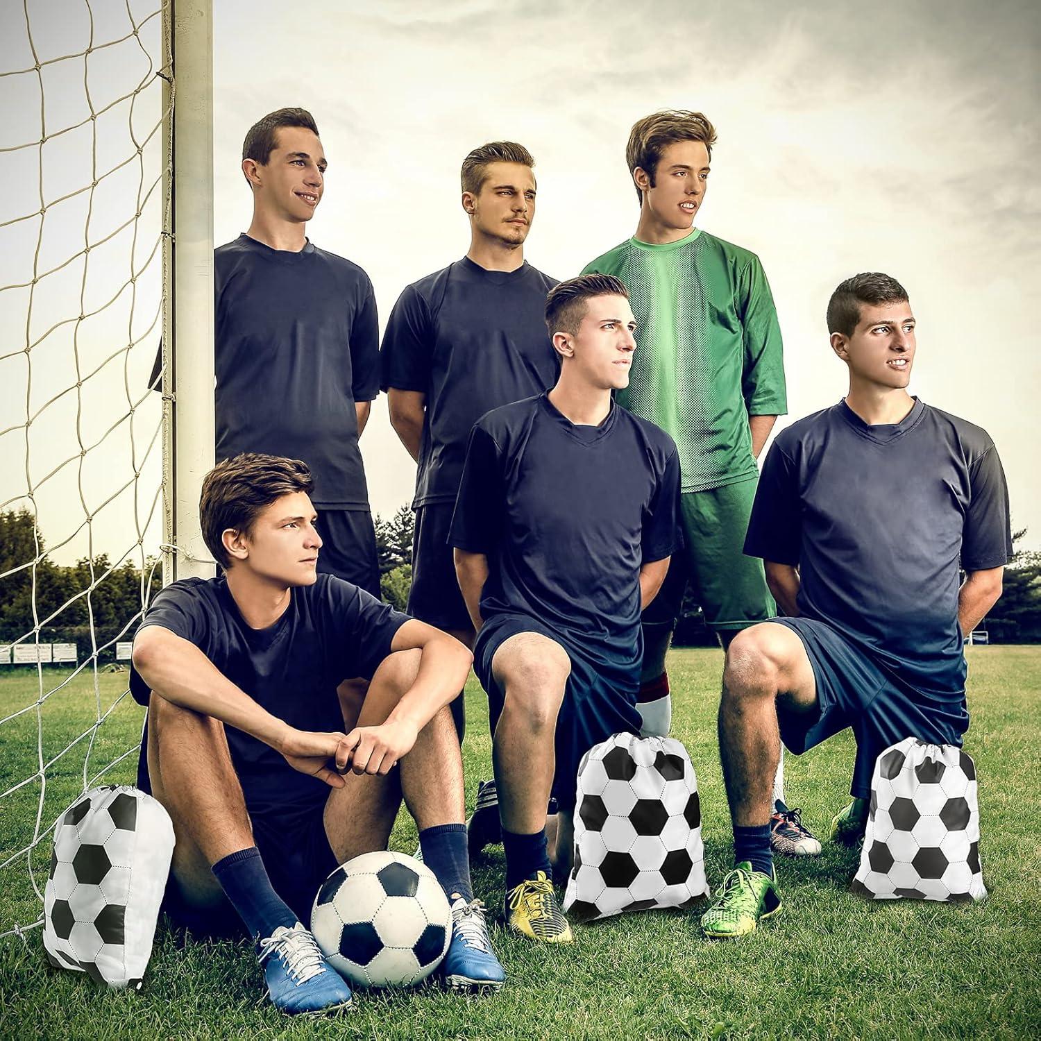 Mochila de Cuerda de Fútbol Shappy 6 Piezas Amarilla 22L