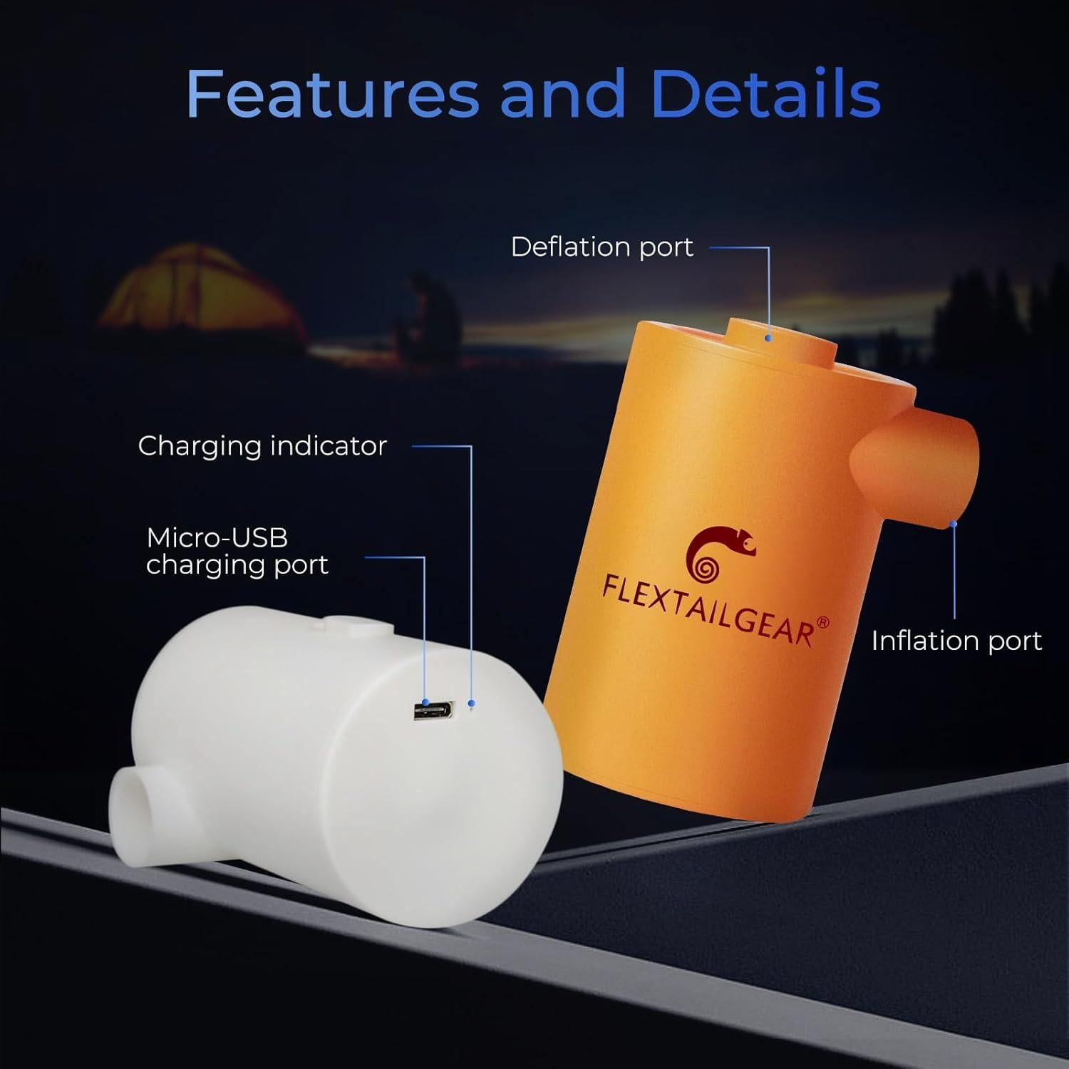 Bomba de Aire Portátil FLEXTAILGEAR MAX 2020 3600mAh