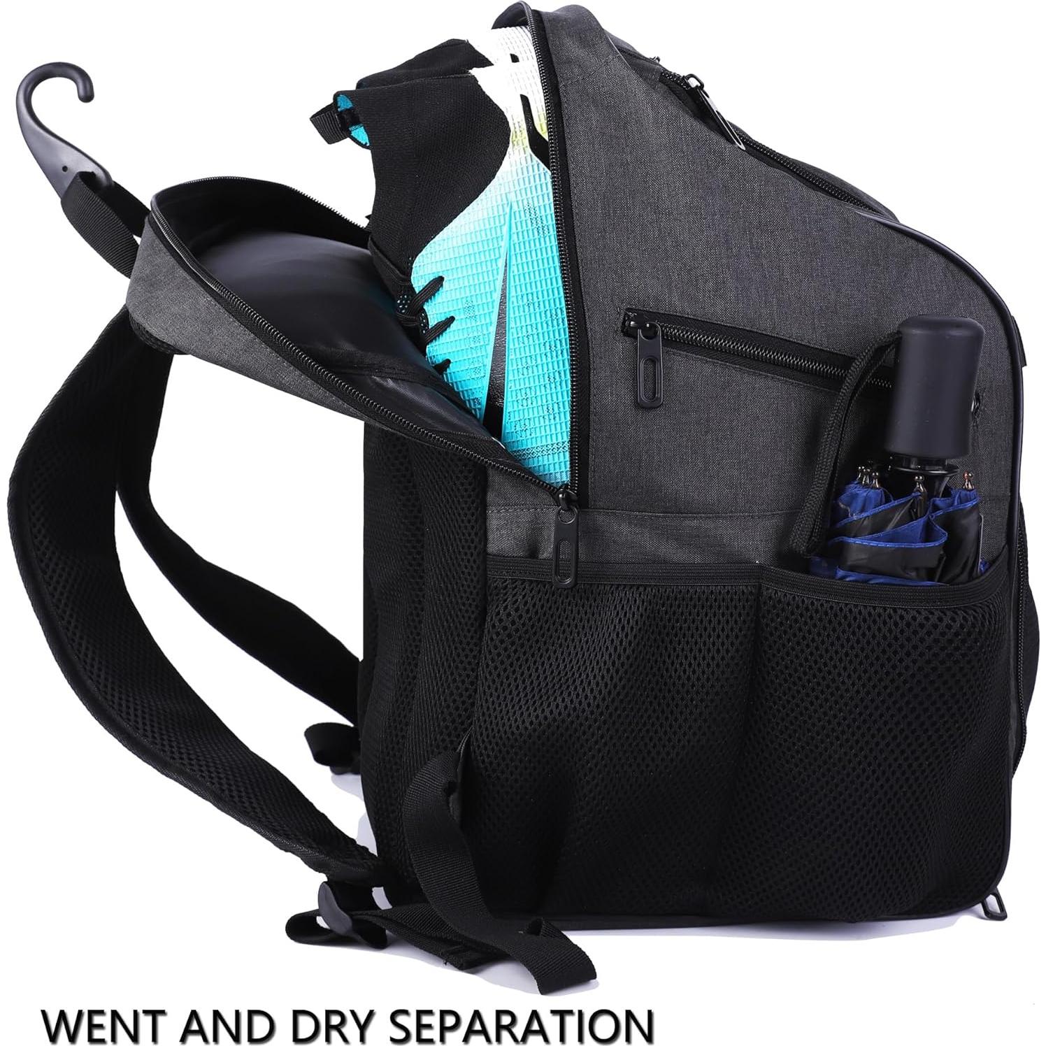 Mochila de Fútbol CapsLock Bask-001 con Compartimento para Botas