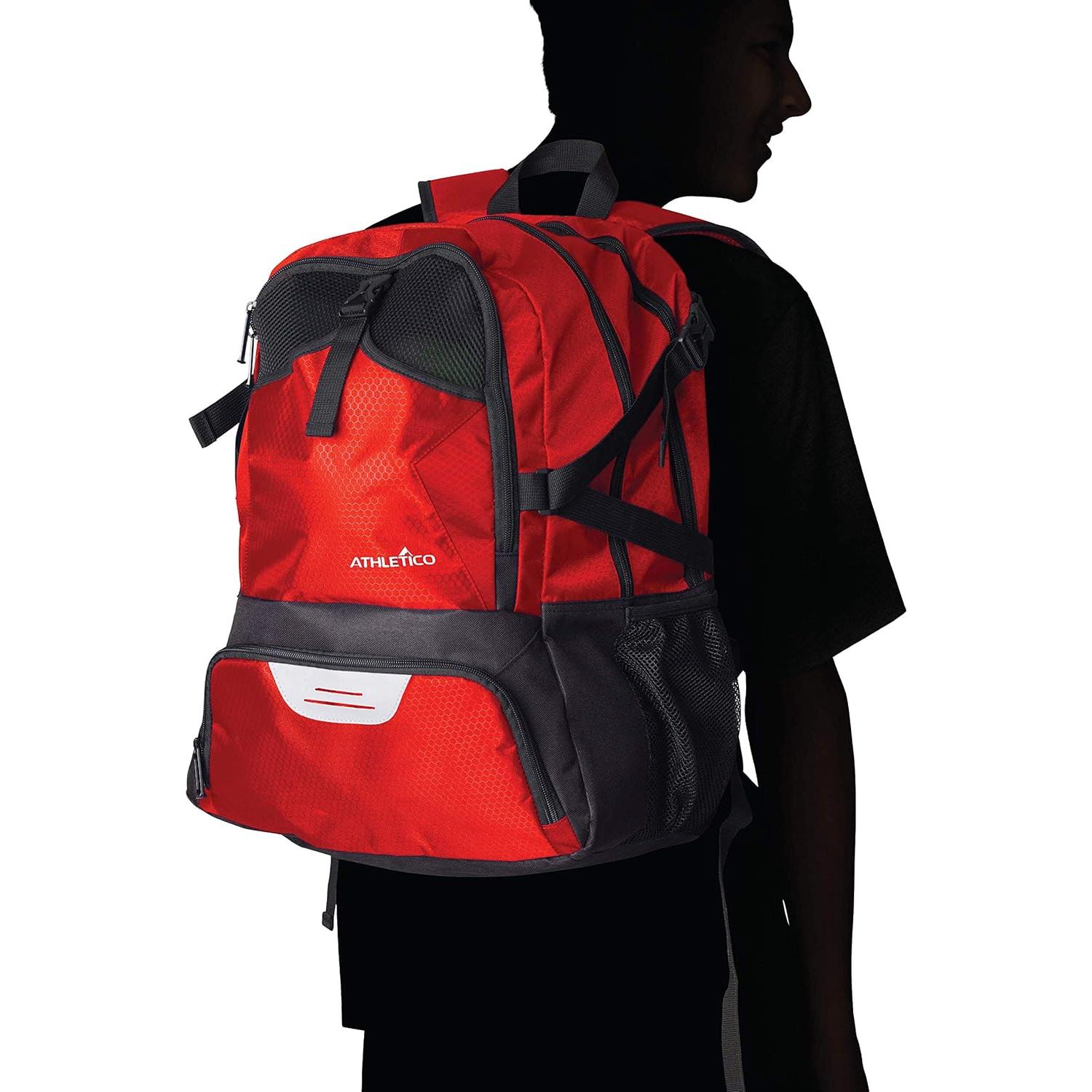 Mochila Deportiva Athletico Nacional para Fútbol y Baloncesto