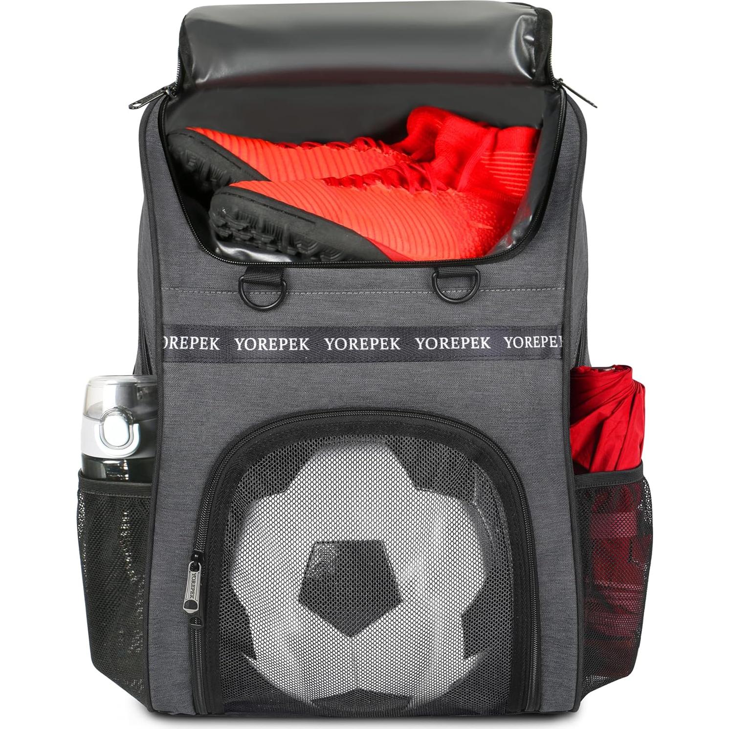 Mochila Deportiva YOREPEK 40L con Compartimento para Zapatos