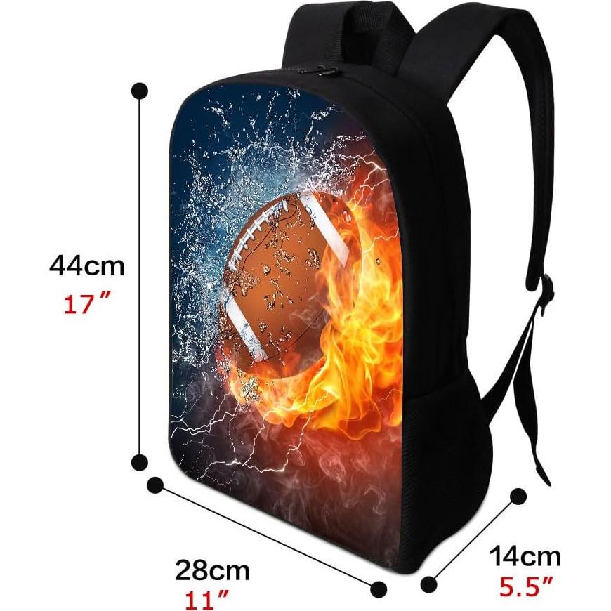 Mochila escolar para niños 43.2 cm negra ligera Bx001
