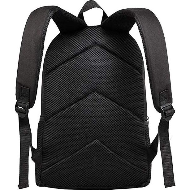 Mochila escolar para niños 43.2 cm negra ligera Bx001