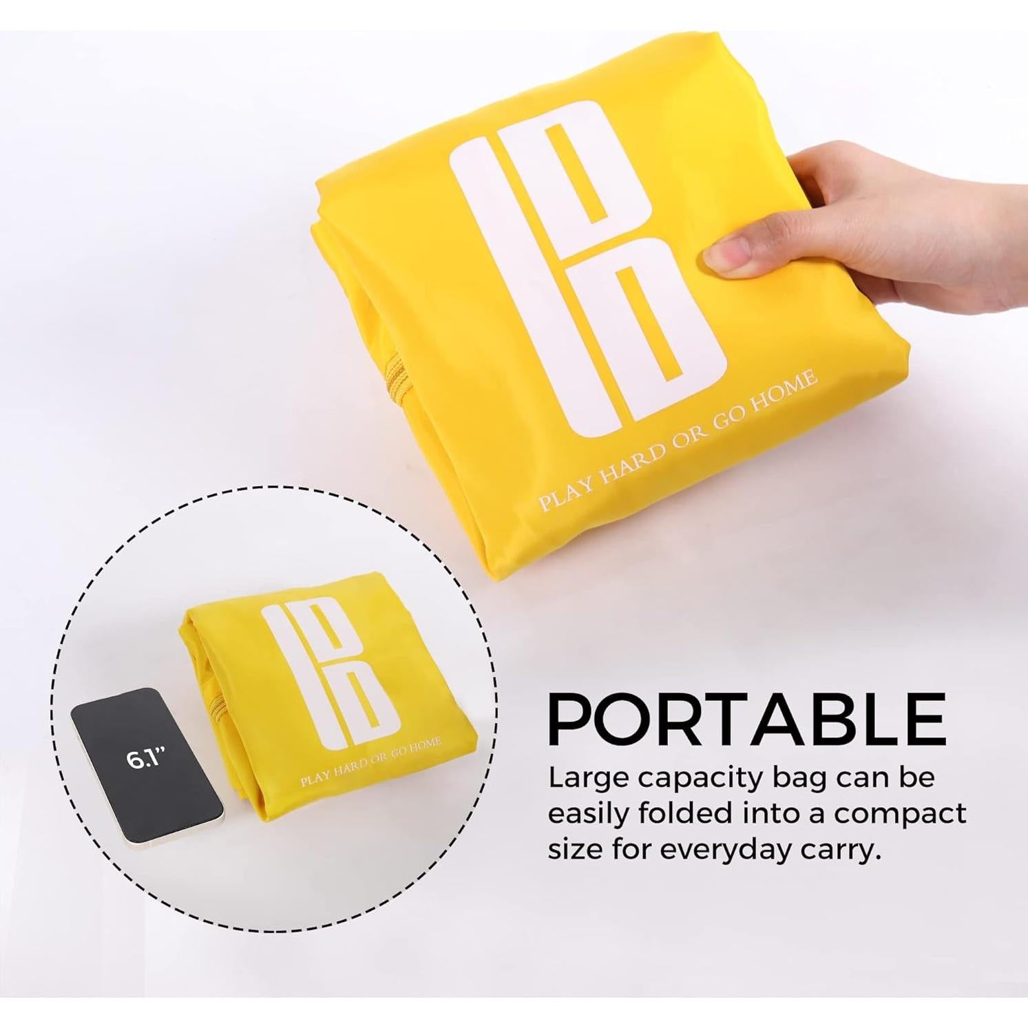 Mochila Deportiva Brooman Amarilla para Fútbol y Baloncesto