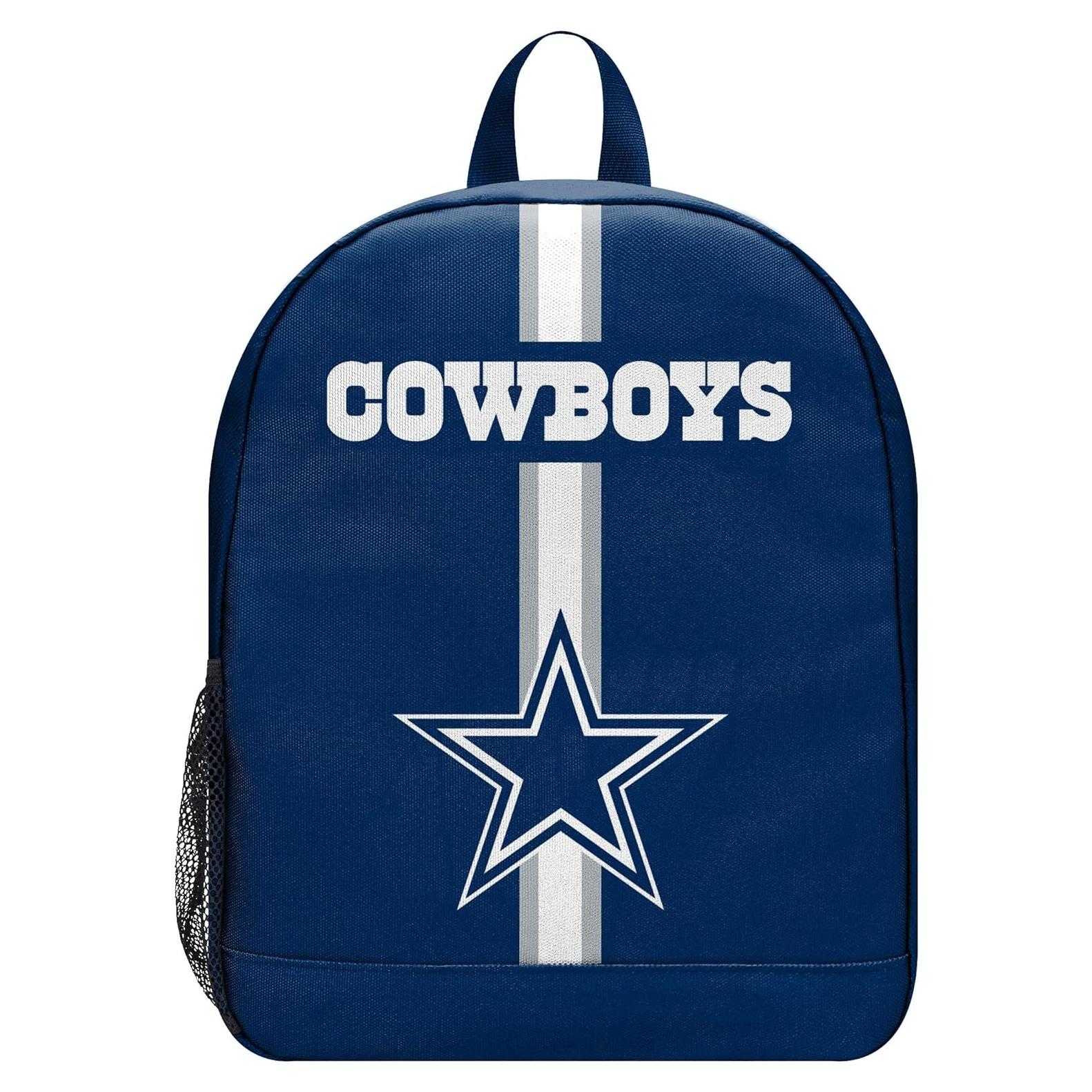 Mochila a Rayas FOCO Dallas Cowboys para Niños 6-12 Años