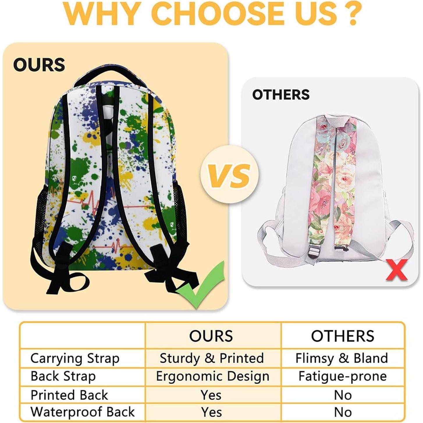 Mochila Escolar de Fútbol Personalizada PoshWrap 41.9x30.5 cm