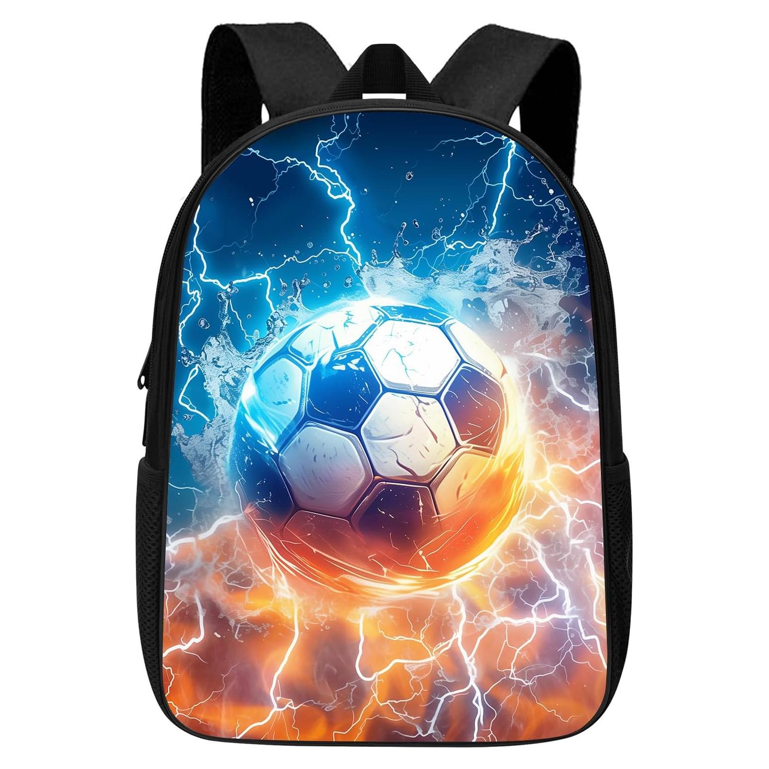 Mochila Escolar ALIFAFA 17" Diseño Fútbol para Niños