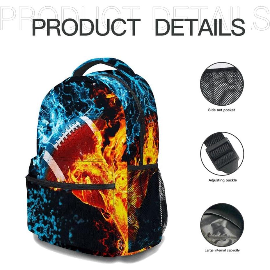 Mochila de Fútbol Hielo y Fuego - Ligera y Duradera 17L