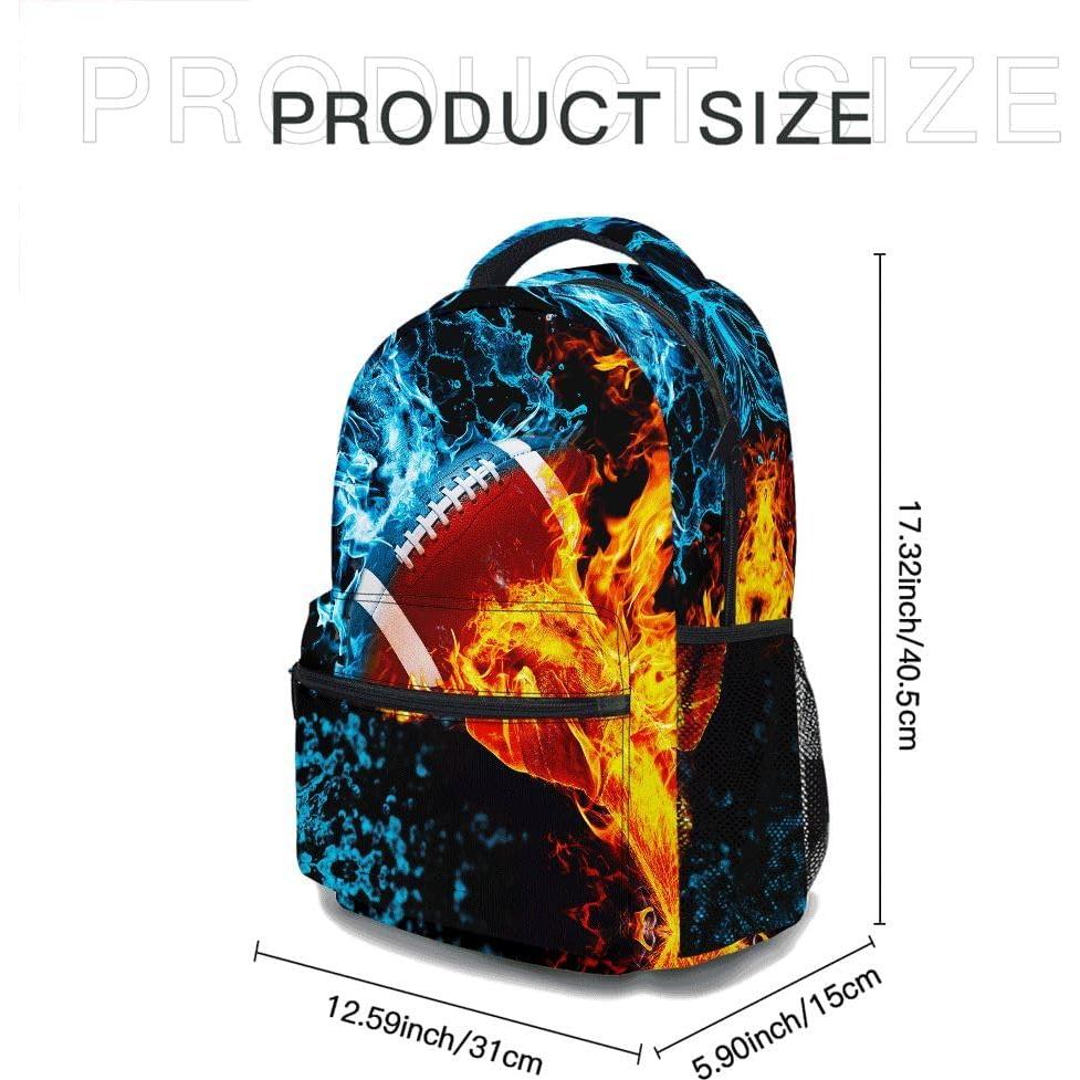 Mochila de Fútbol Hielo y Fuego - Ligera y Duradera 17L