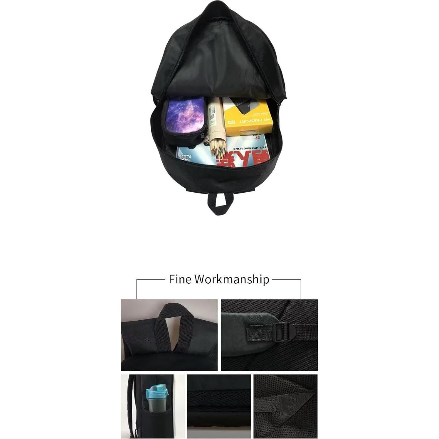 Mochila Deportiva Unisex TC-047 con Diseño de Fútbol 43 cm