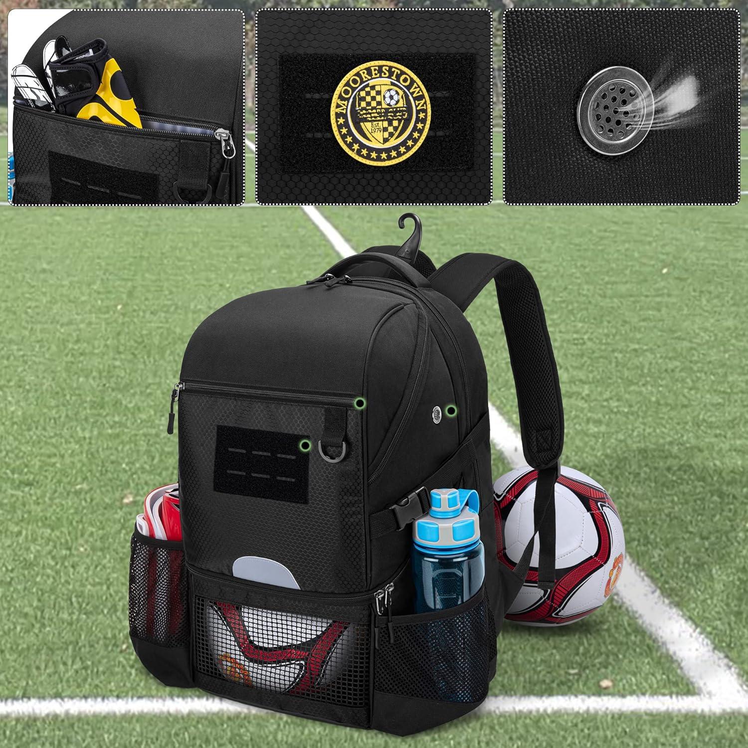 Mochila Deportiva DSLEAF para Fútbol y Baloncesto 33.5x24.4x44.5cm