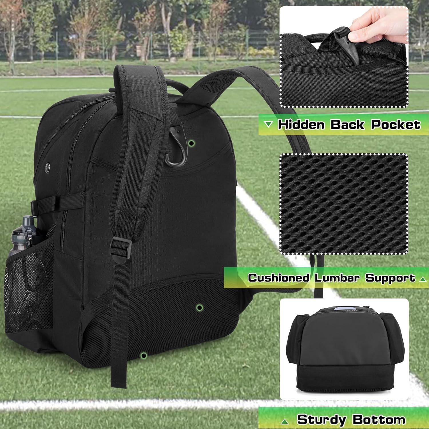 Mochila Deportiva DSLEAF para Fútbol y Baloncesto 33.5x24.4x44.5cm