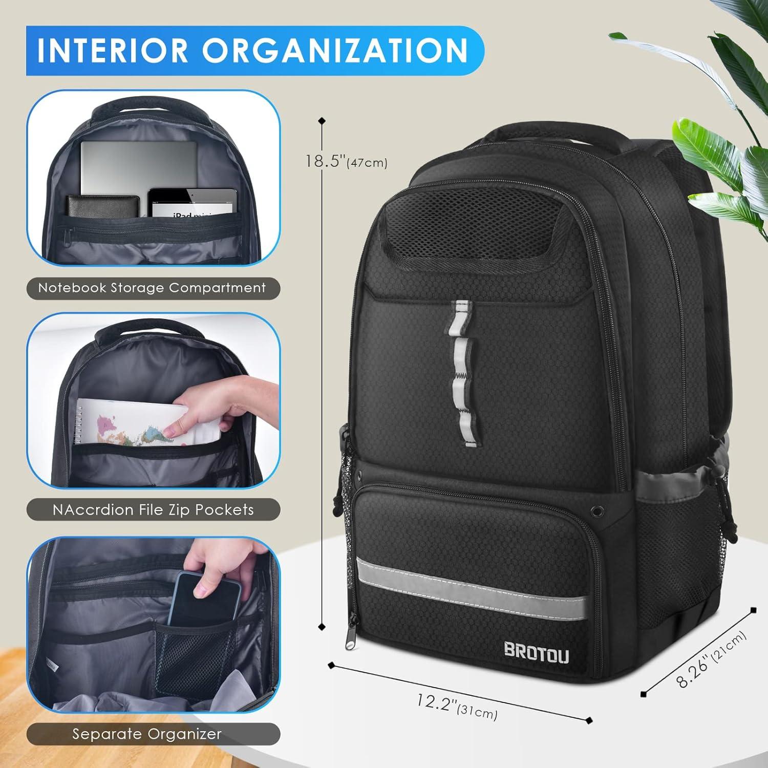 Mochila Deportiva BROTOU Basketbk02 35L con Compartimentos