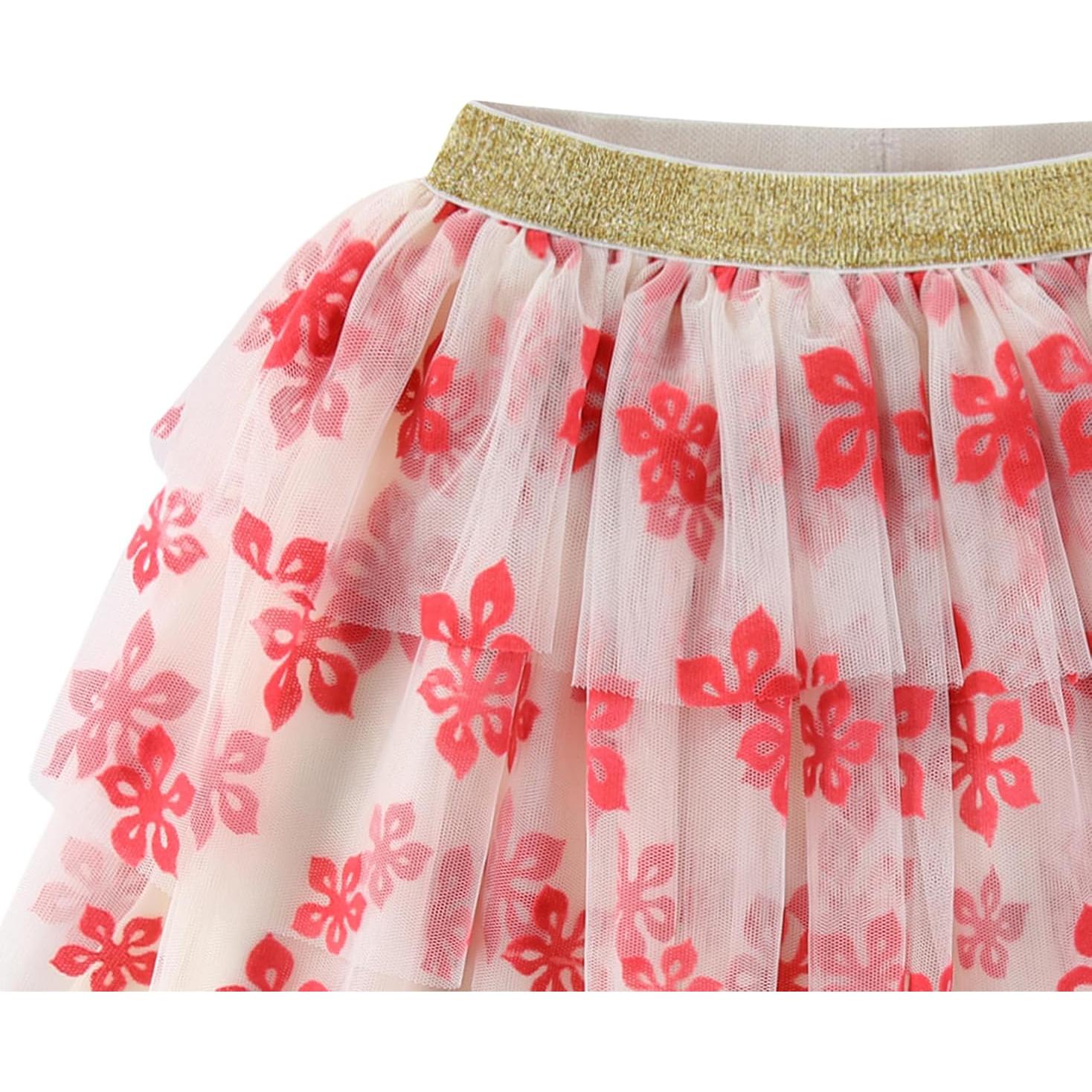 Conjunto Camiseta y Falda de Tul Disney Frozen Niñas