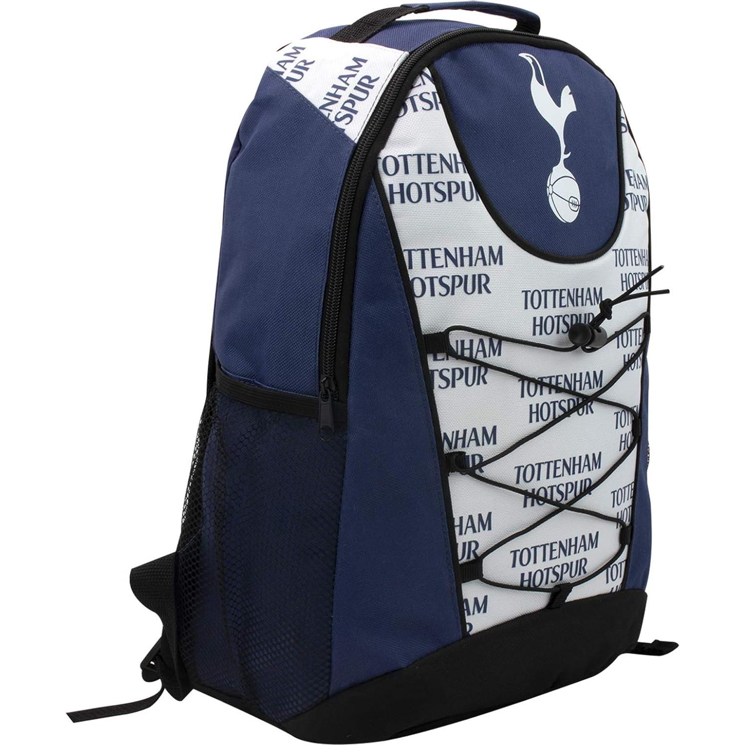Mochila Bungee Tottenham FC Oficial - Unisex Adulto 40.9x30.5cm