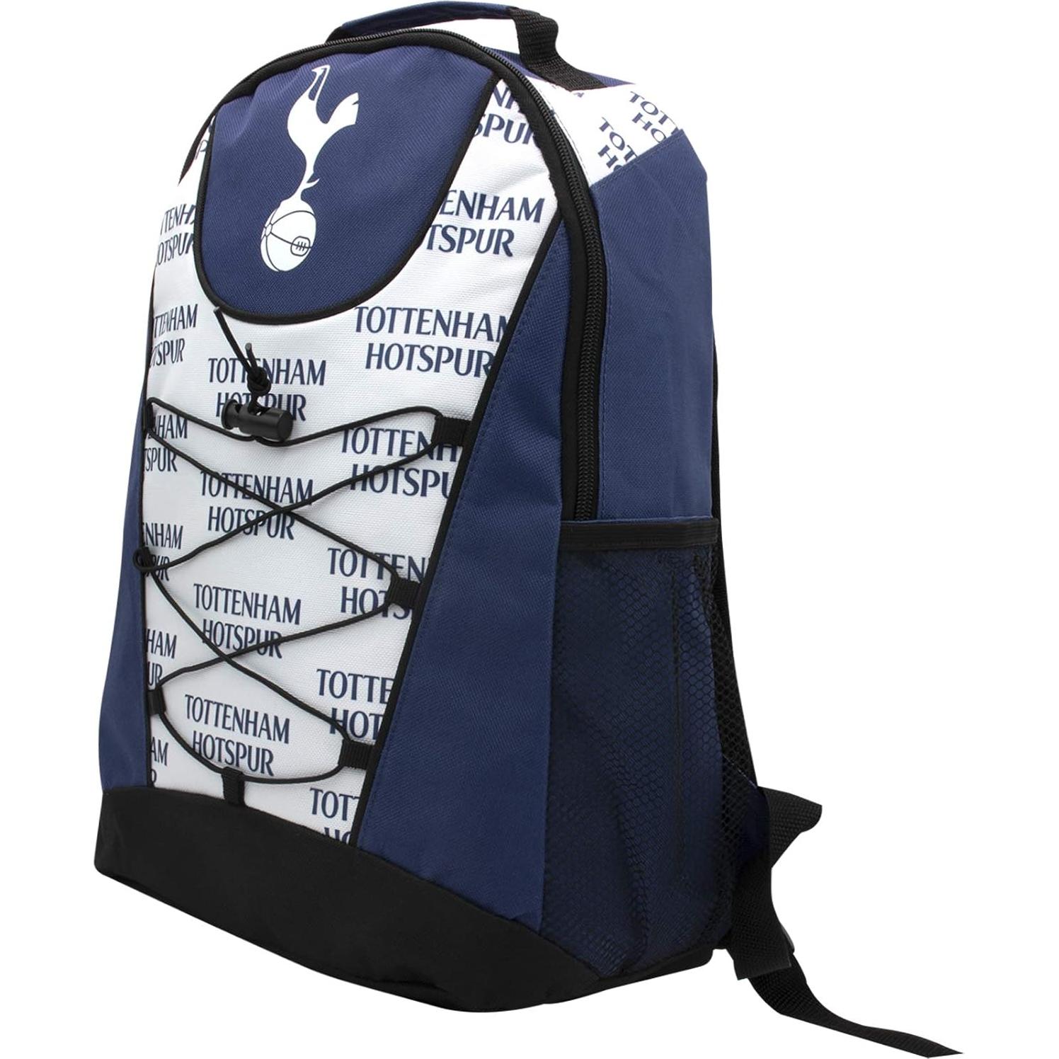 Mochila Bungee Tottenham FC Oficial - Unisex Adulto 40.9x30.5cm