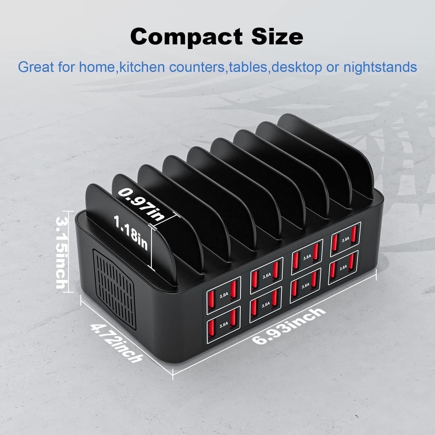 Estación de Carga USB Cinlinso 150W 16 Puertos Rápida