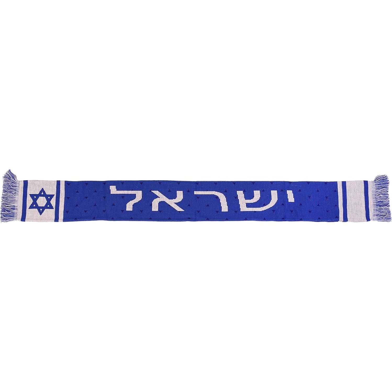 Bufanda de Fútbol de Israel Euroscarves Doble Cara 145x18cm