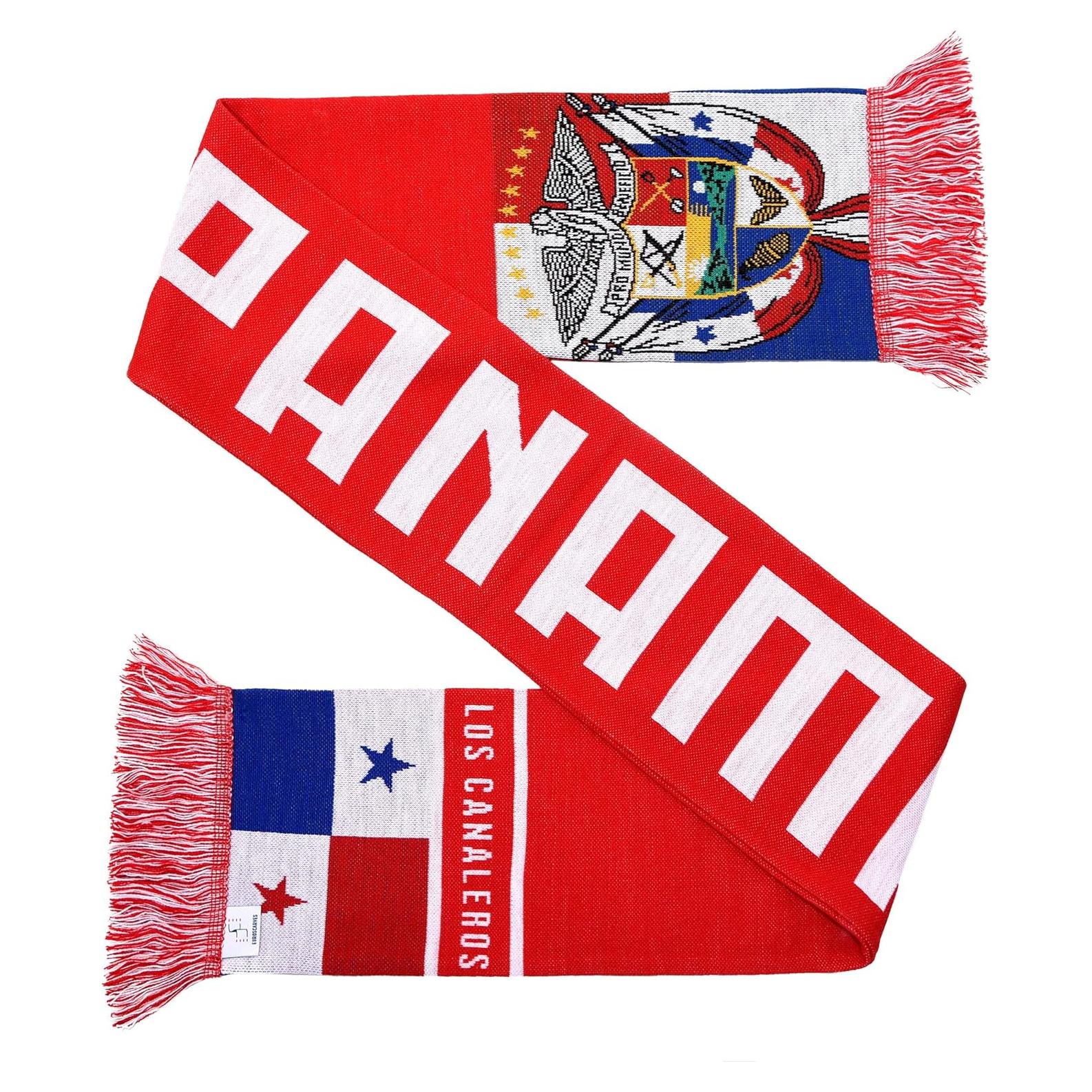 Bufanda de Tejido de Fútbol Panamá Euroscarves 145x18 cm