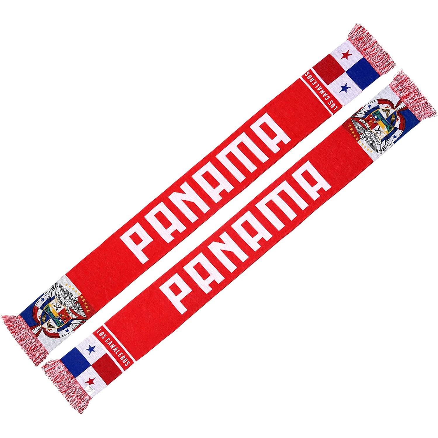 Bufanda de Tejido de Fútbol Panamá Euroscarves 145x18 cm