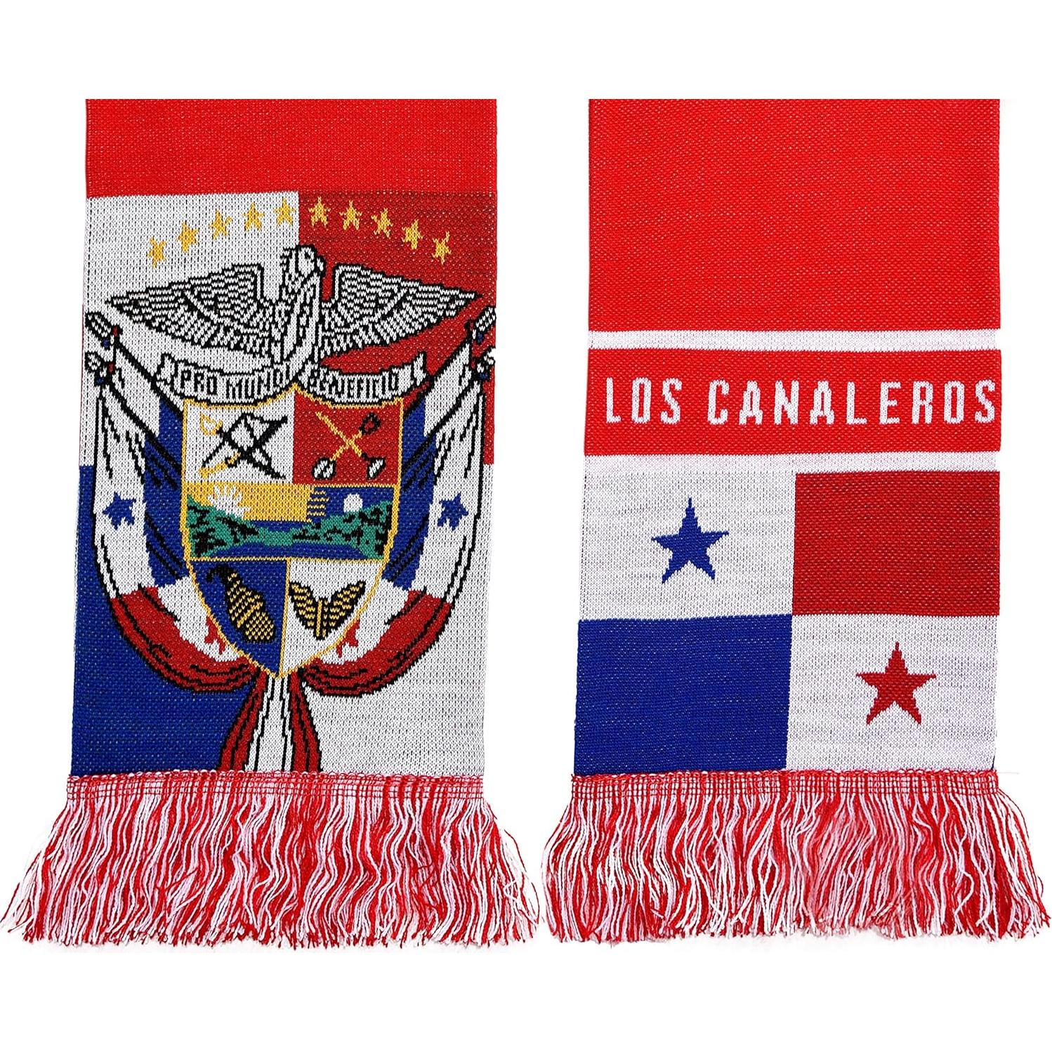 Bufanda de Tejido de Fútbol Panamá Euroscarves 145x18 cm