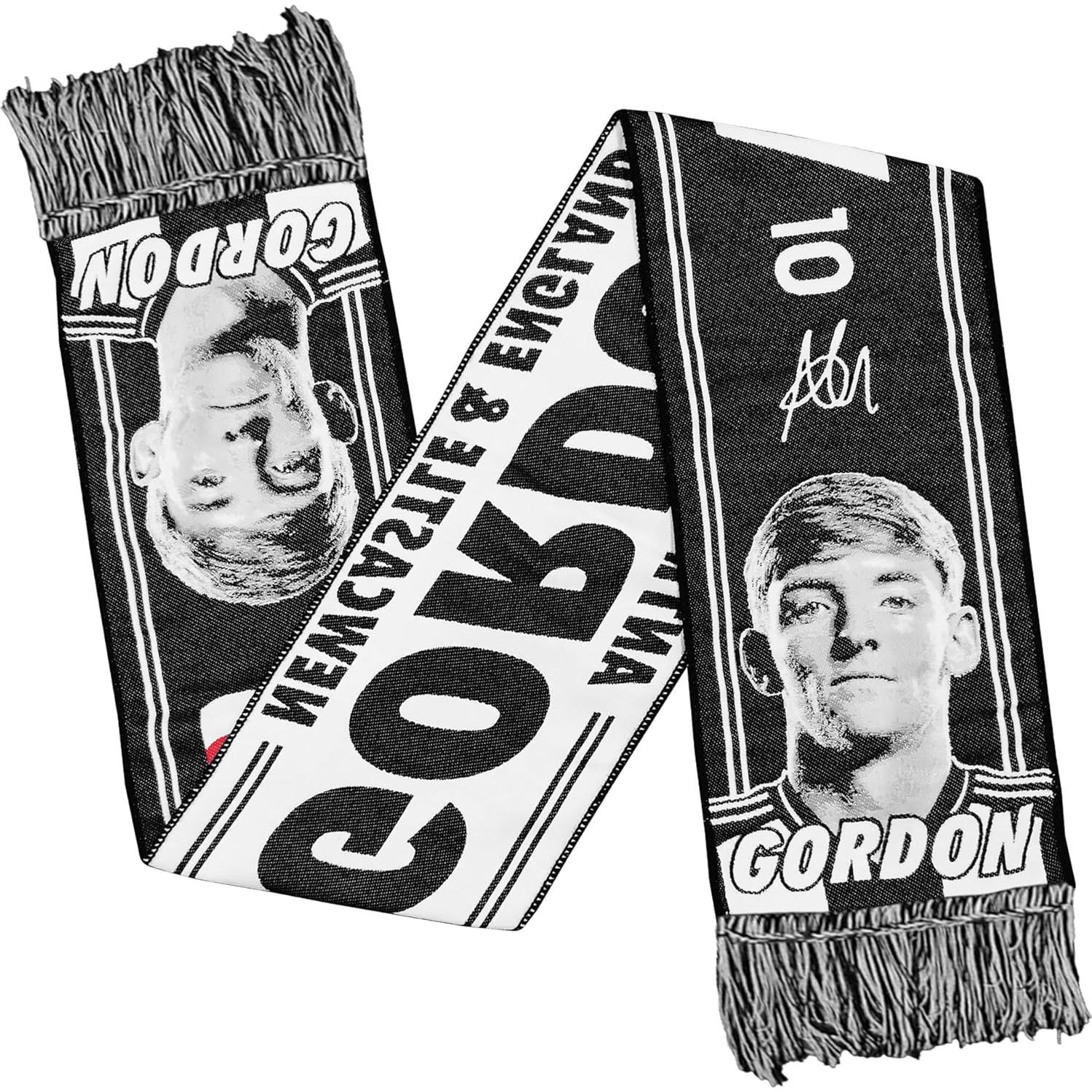 Bufanda de Fanático Anthony Gordon Newcastle | Tejido Acrílico Premium