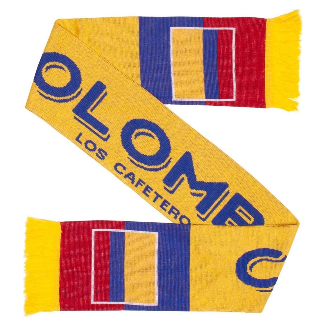 Bufanda de Fútbol Colombia Euroscarves 145x18 cm