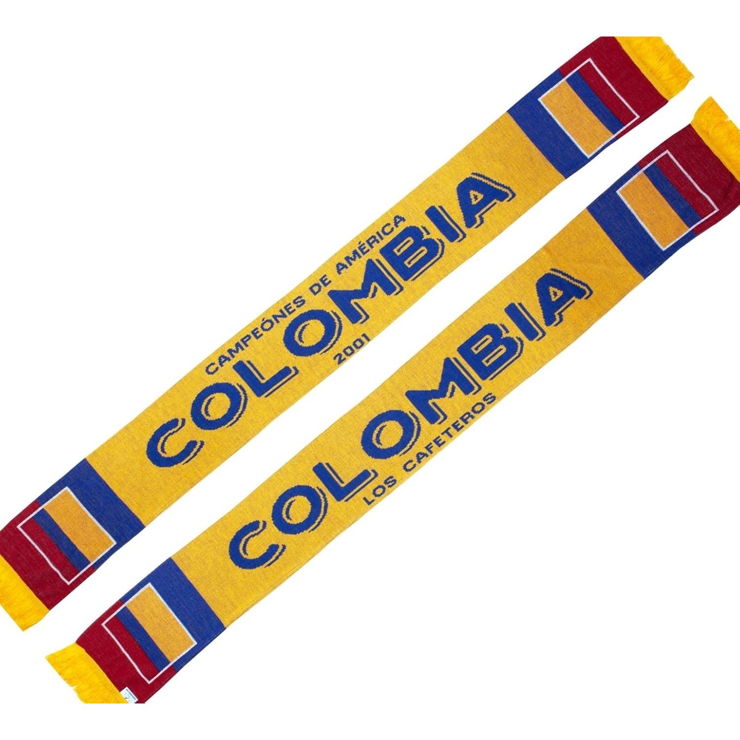 Bufanda de Fútbol Colombia Euroscarves 145x18 cm