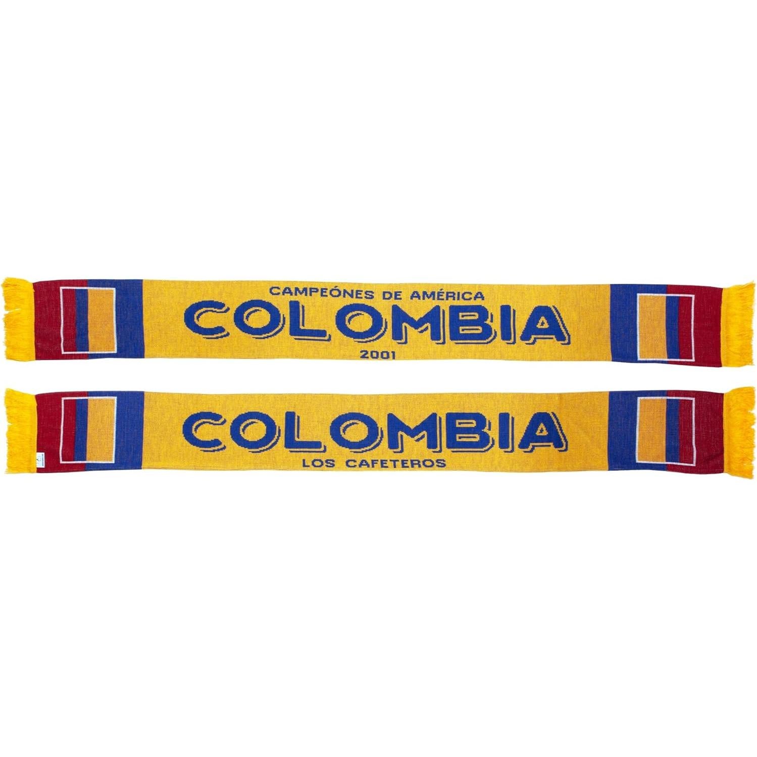 Bufanda de Fútbol Colombia Euroscarves 145x18 cm