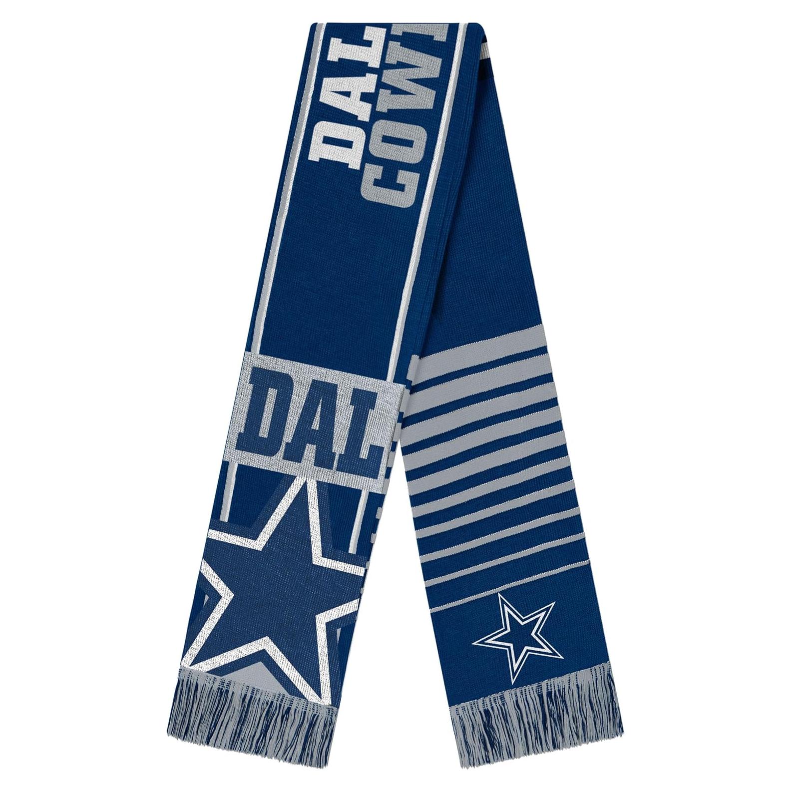 Bufanda Reversible FOCO Dallas Cowboys Unisex 165x19 cm
