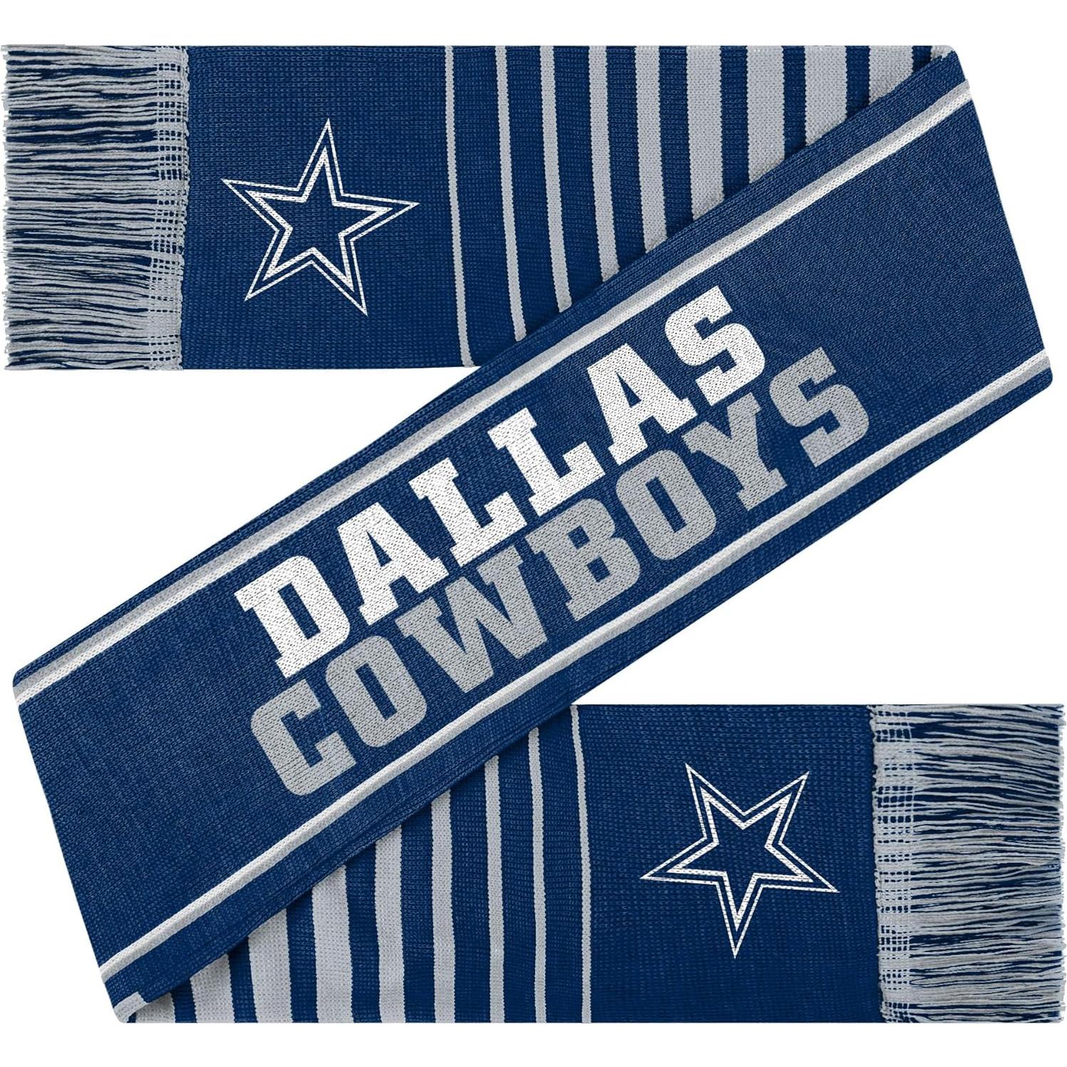 Bufanda Reversible FOCO Dallas Cowboys Unisex 165x19 cm