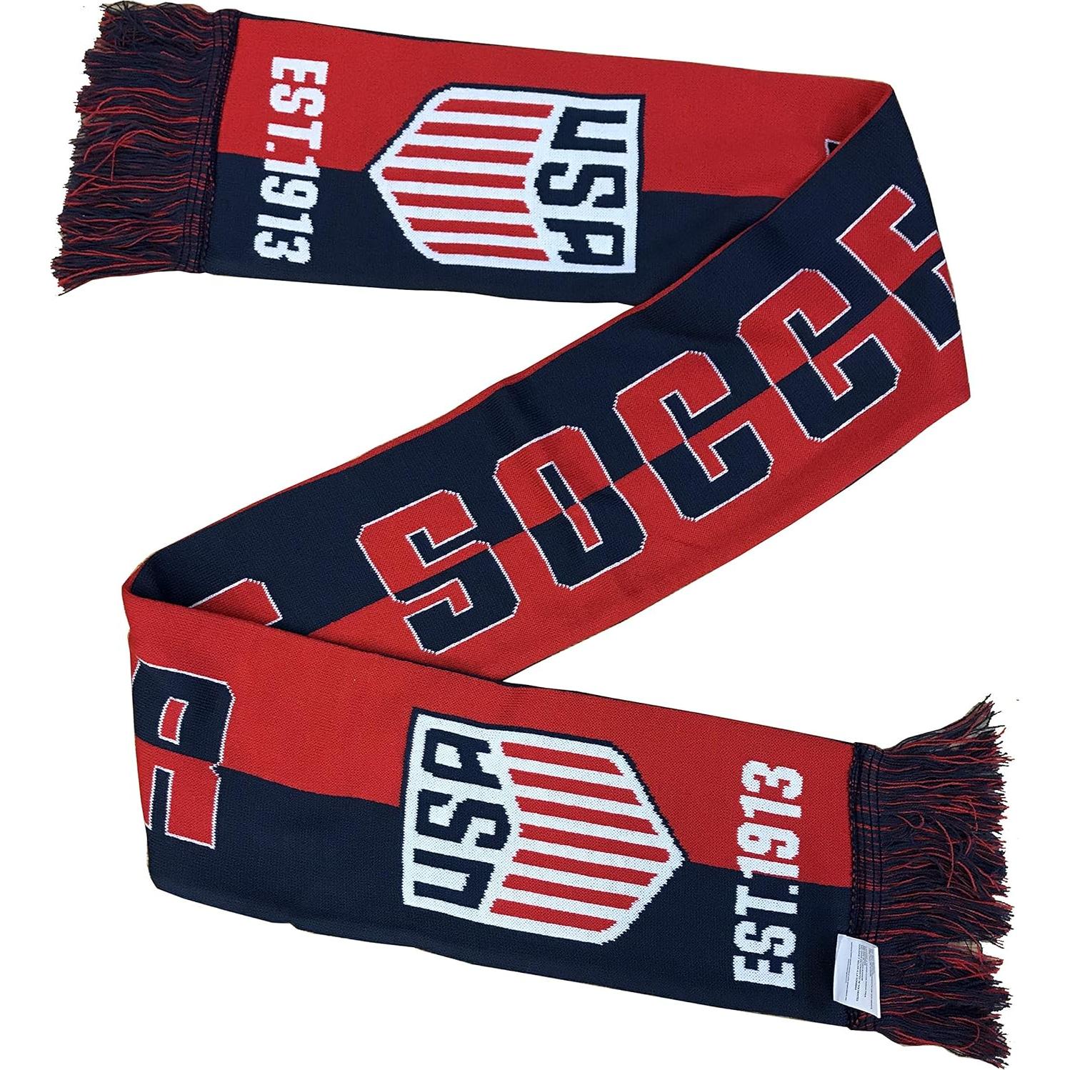 Bufanda Reversible Icon Sports Fútbol EE. UU. 147 cm Azul